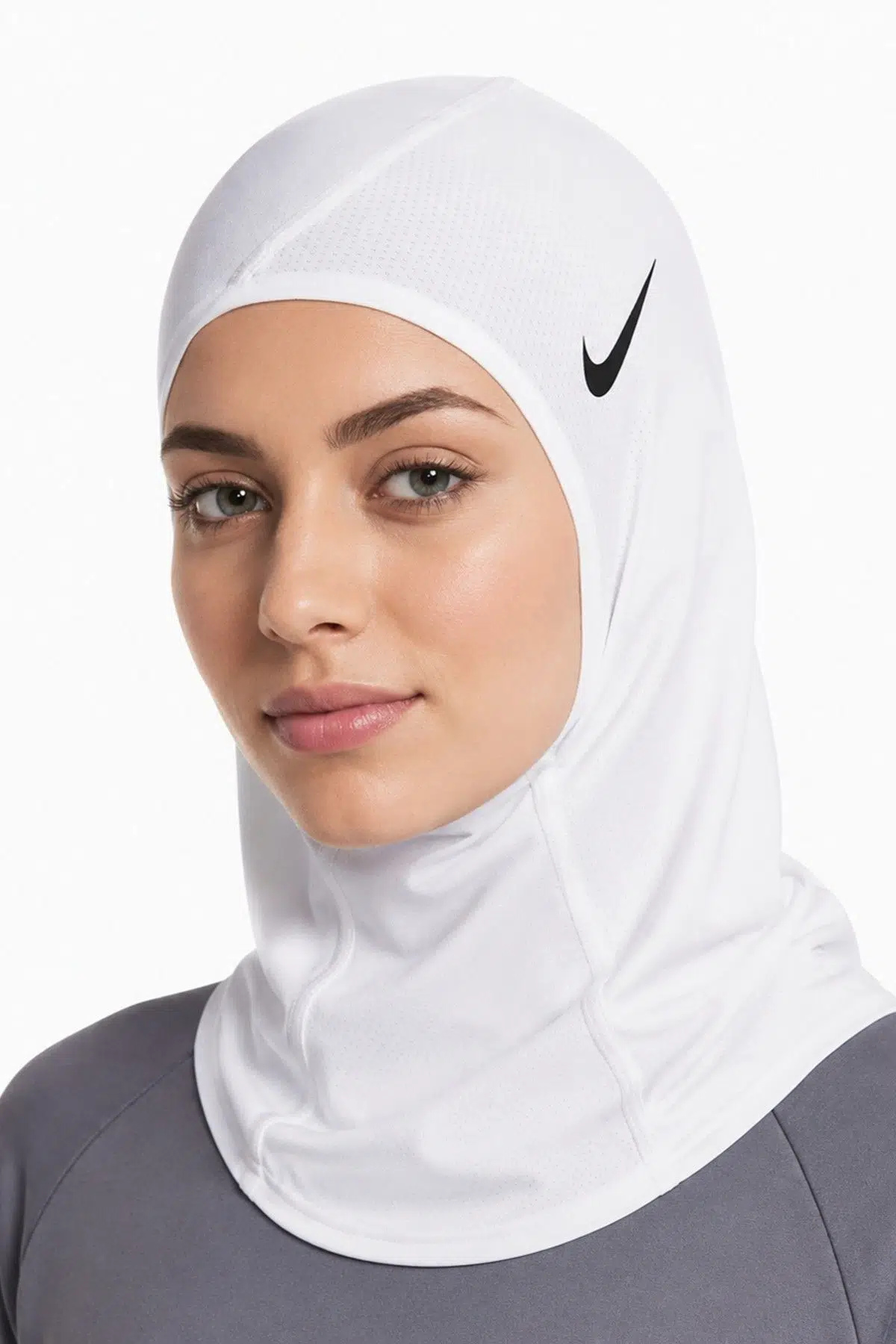 Nike Pro Dri Fit Hijap 2 White Sporcu Başörtüsü Beyaz