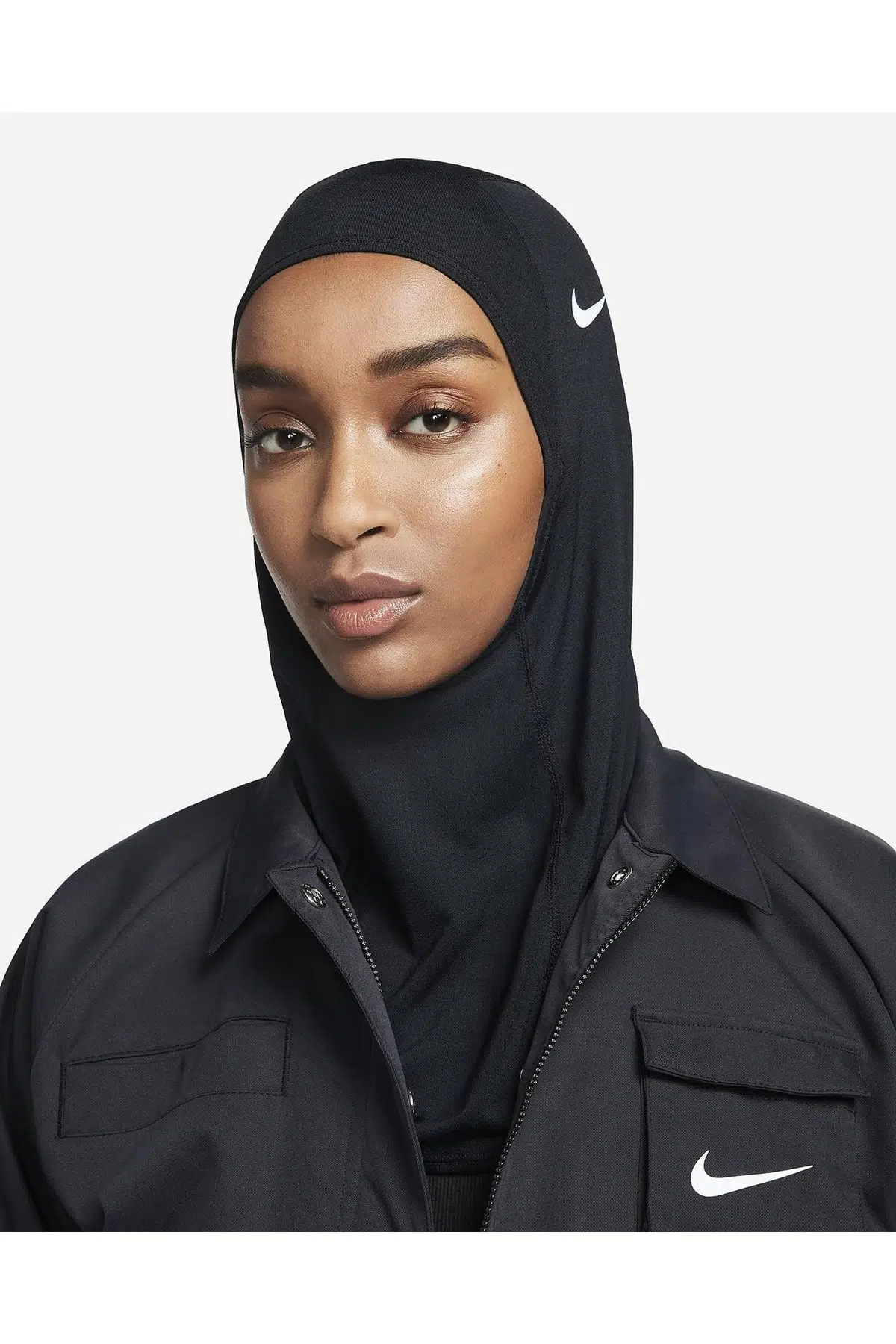 Nike Pro Dri Fit Hijap 2 Black Sporcu Başörtüsü Siyah
