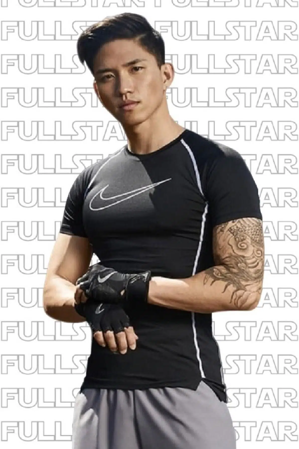 Nike Pro Dri Fit Men's Tight Fit Short Sleeve Top Slim Fit Body Tişört Siyah