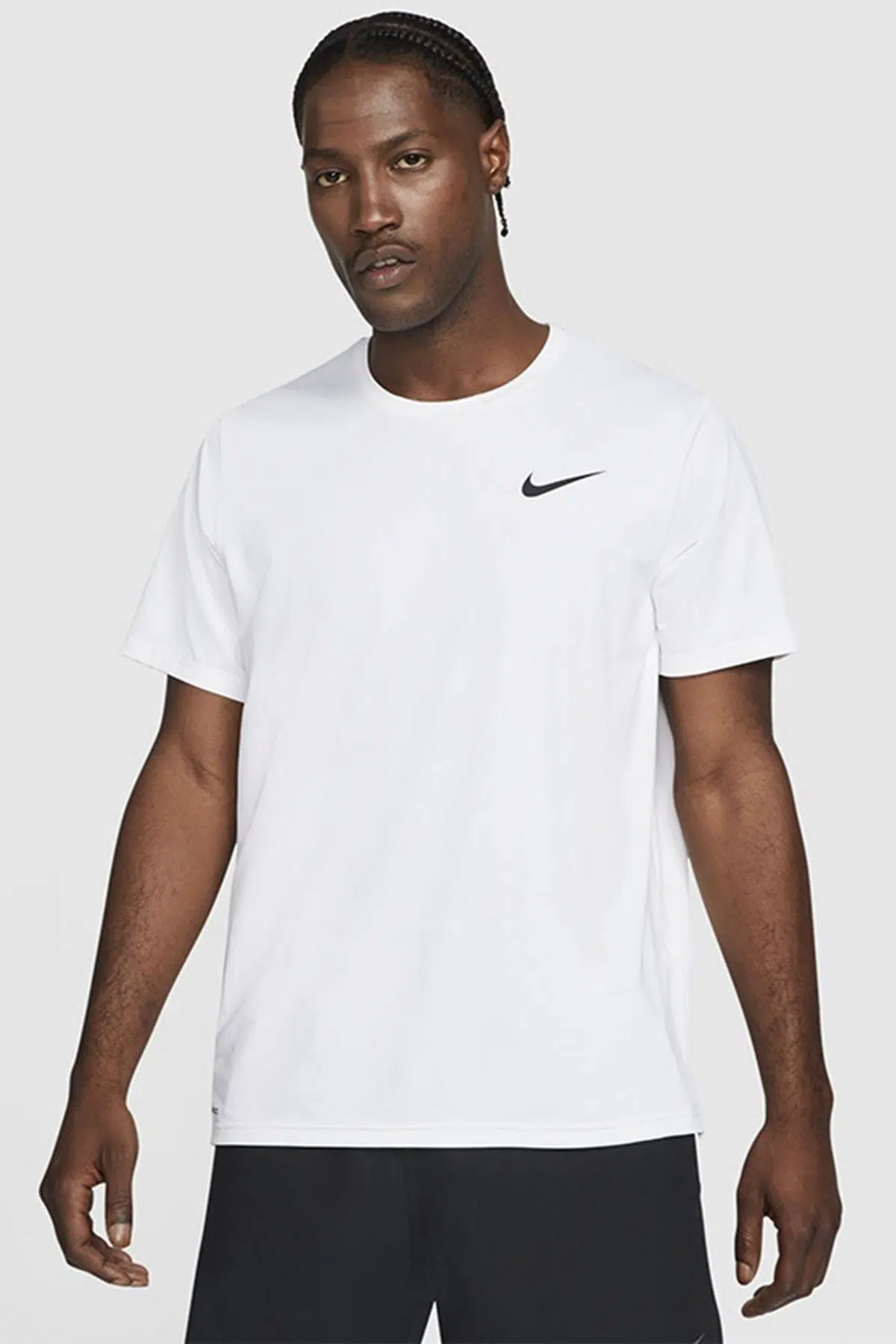 Nike Pro Dri Fit Short Sleeve Mens Tee Erkek Antreman Tişörtü Beyaz