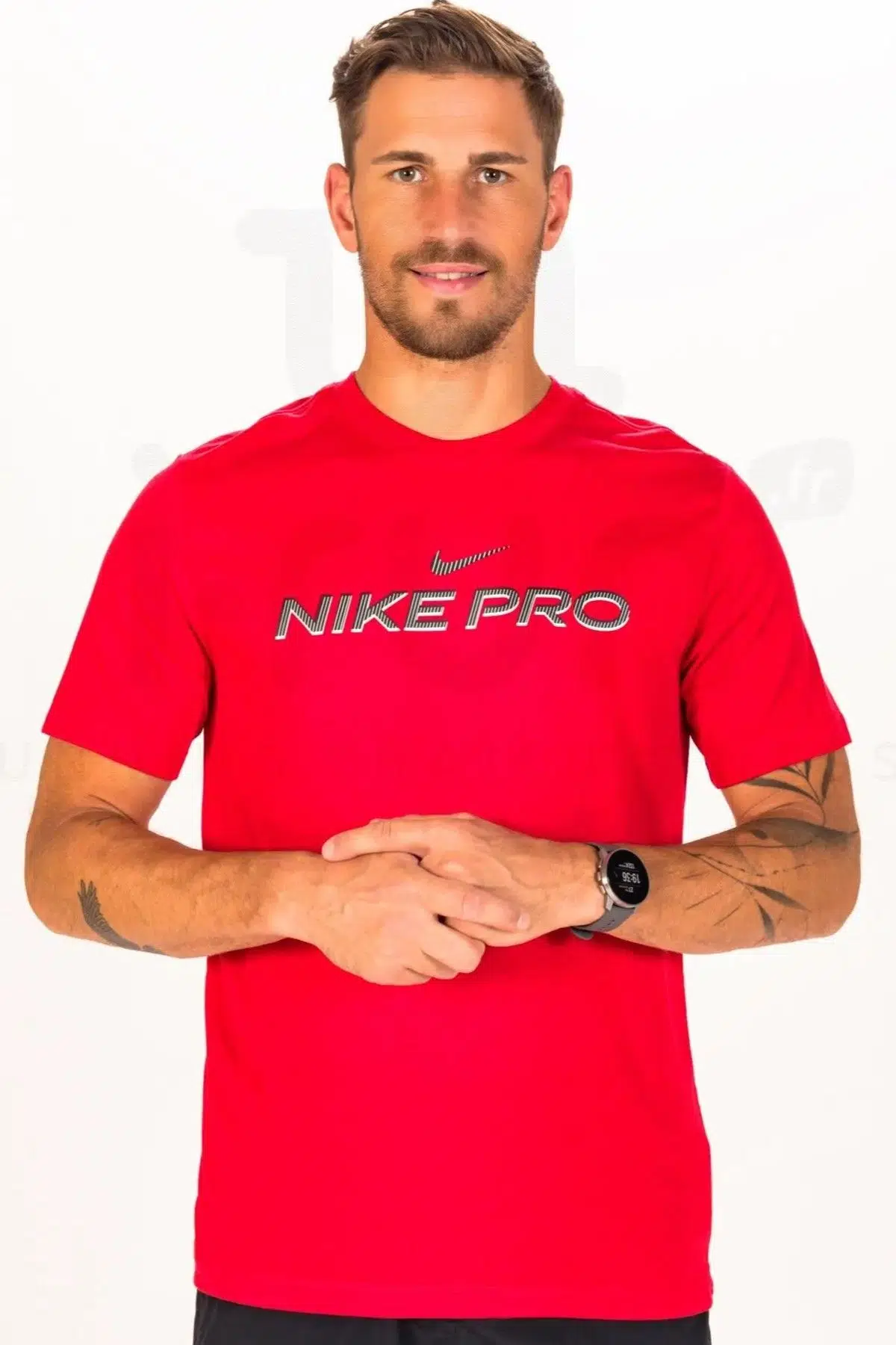 Nike Pro Dri Fit Training Tee Erkek Antreman Tişört Kırmızı