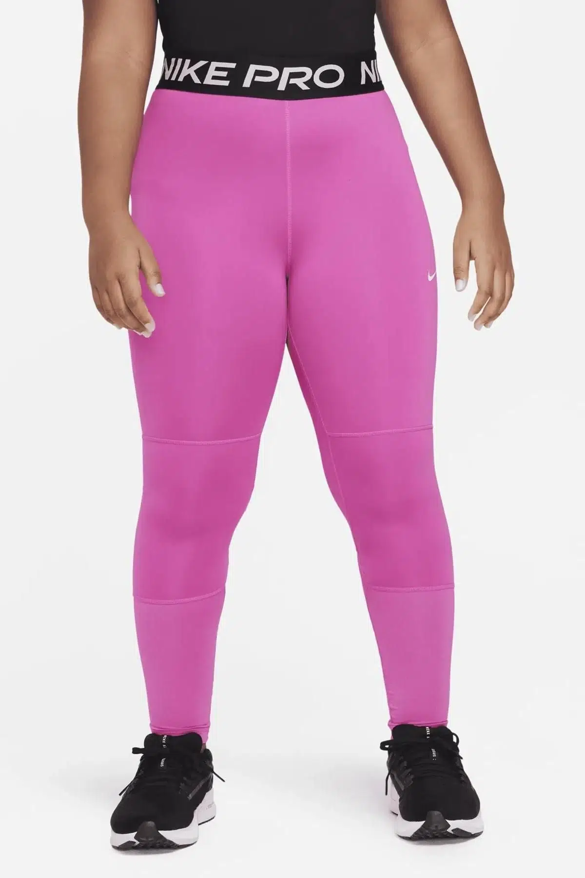 Nike Pro Genç Çocuk Kız Taytı Büyük Beden Pembe