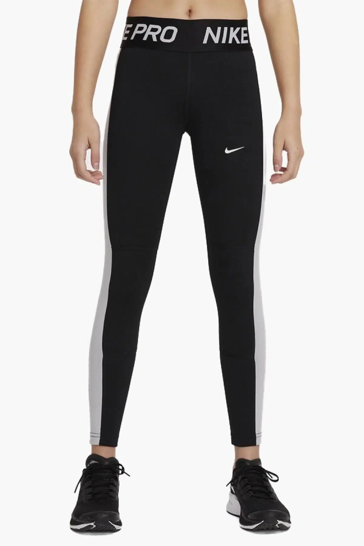 Nike Pro Dri Fit Sıcak Tutma Özellikli Kız Çocuk Taytı Siyah