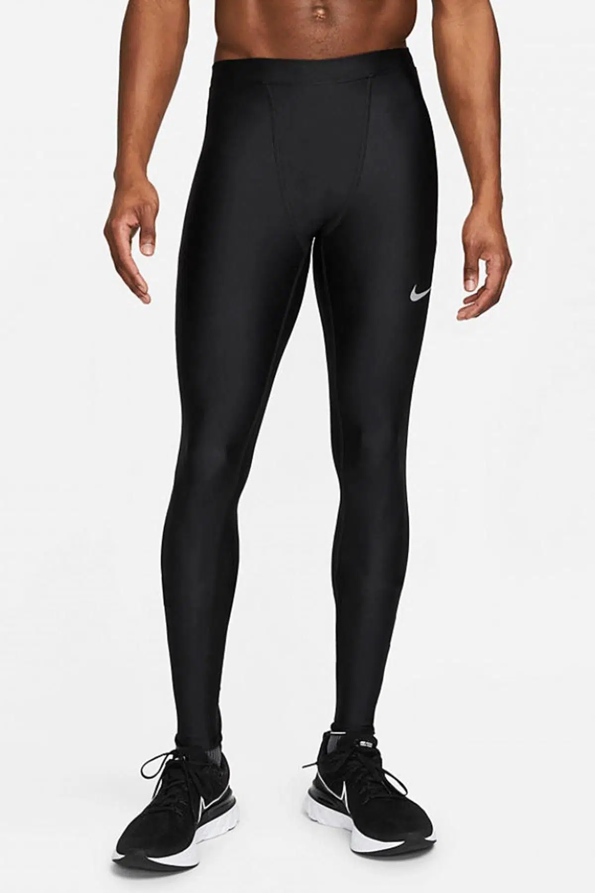 Nike Power Running Mens Leggings Black Erkek Koşu Taytı Siyah