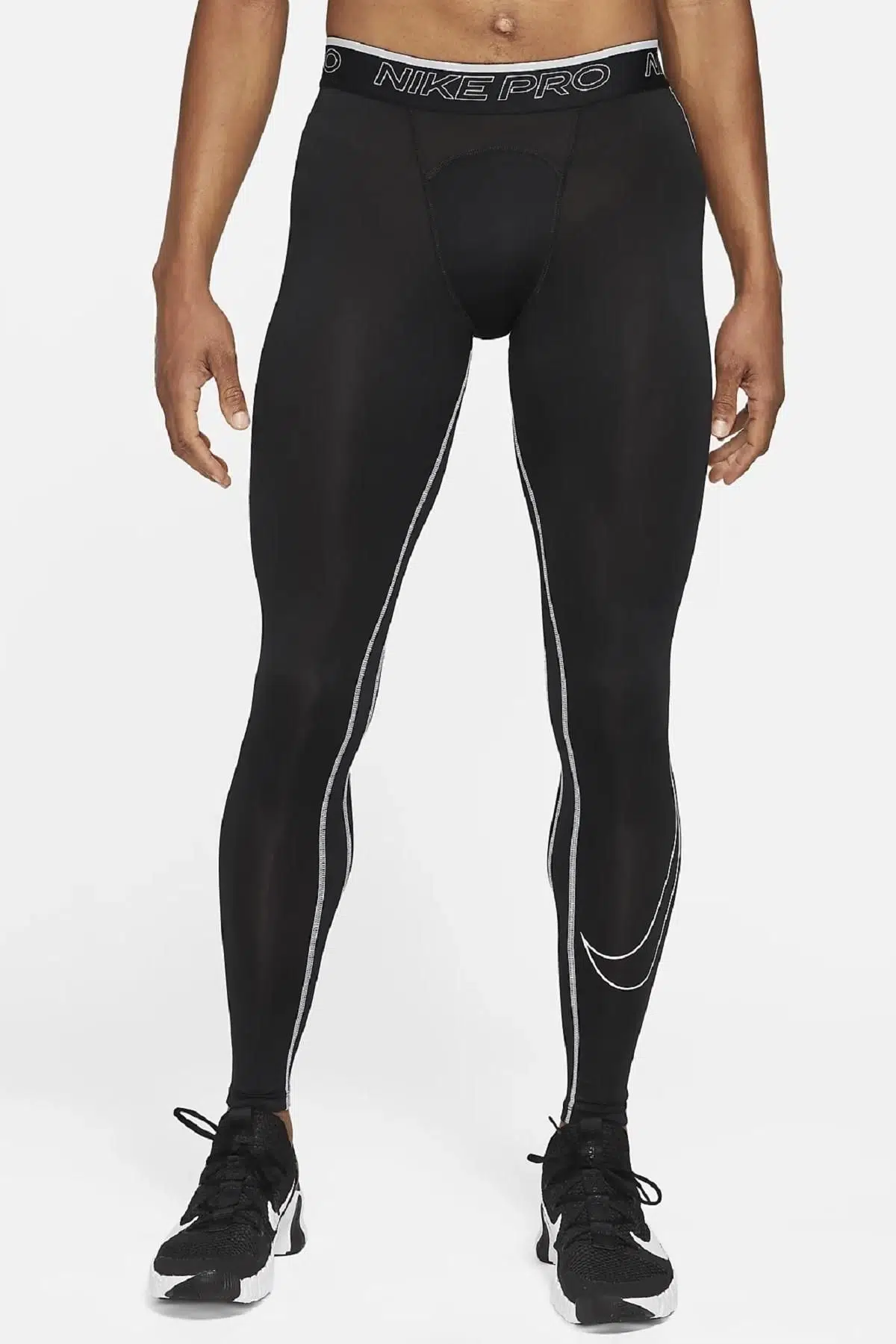 Nike Pro Men's Leggins Tights Dri-Fit Black Siyah Erkek Taytı
