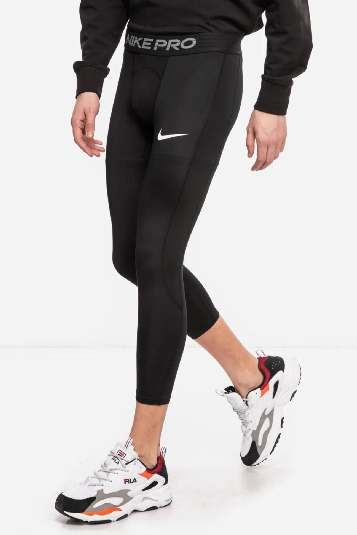 Nike Pro Men's Tights Dri-Fit 3/4 Siyah Erkek Taytı