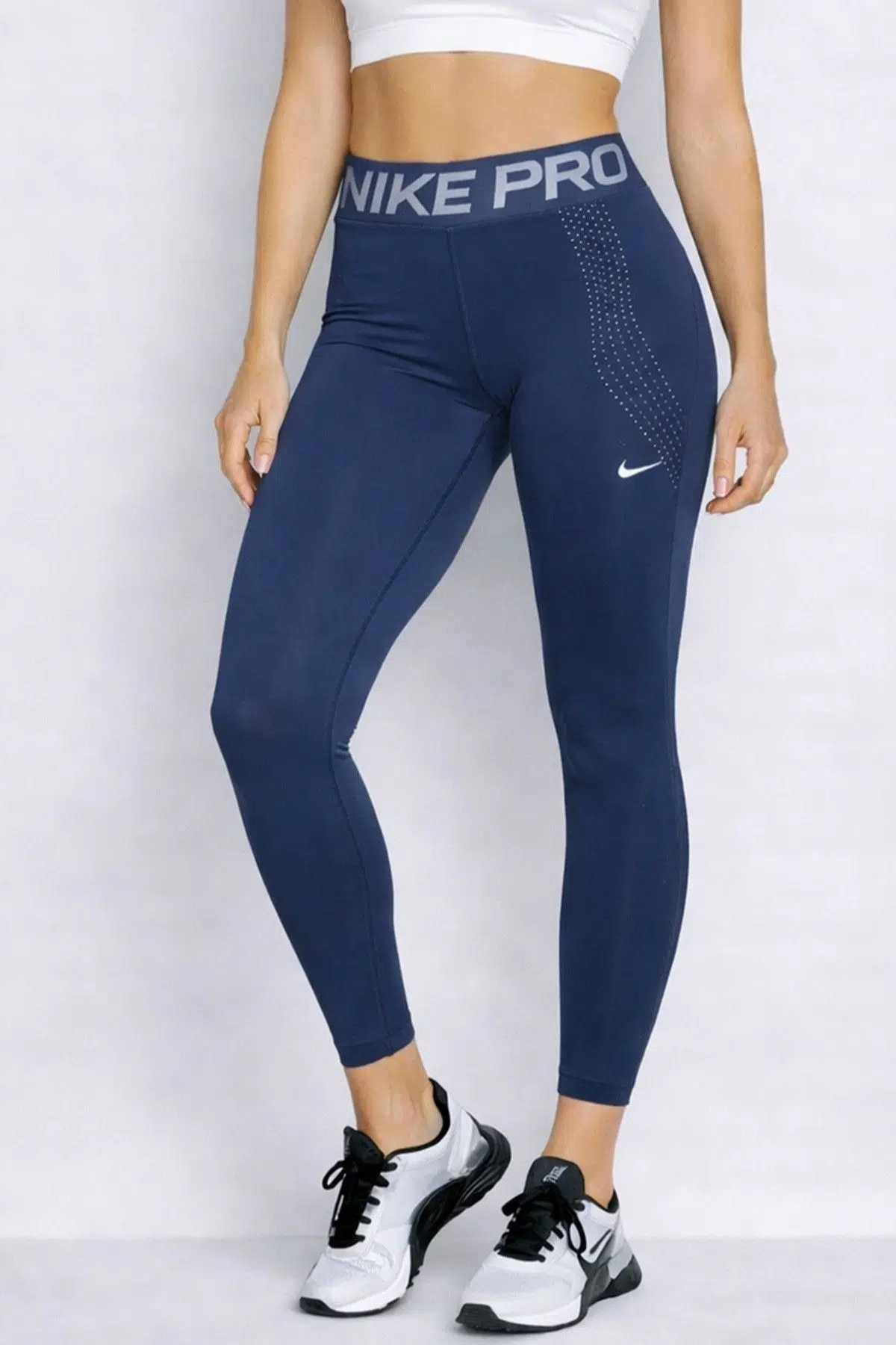 Nike Pro Sculpt Dri-Fit 7/8 Training Women Navy Tight Kadın Antreman Tayt Lacivert