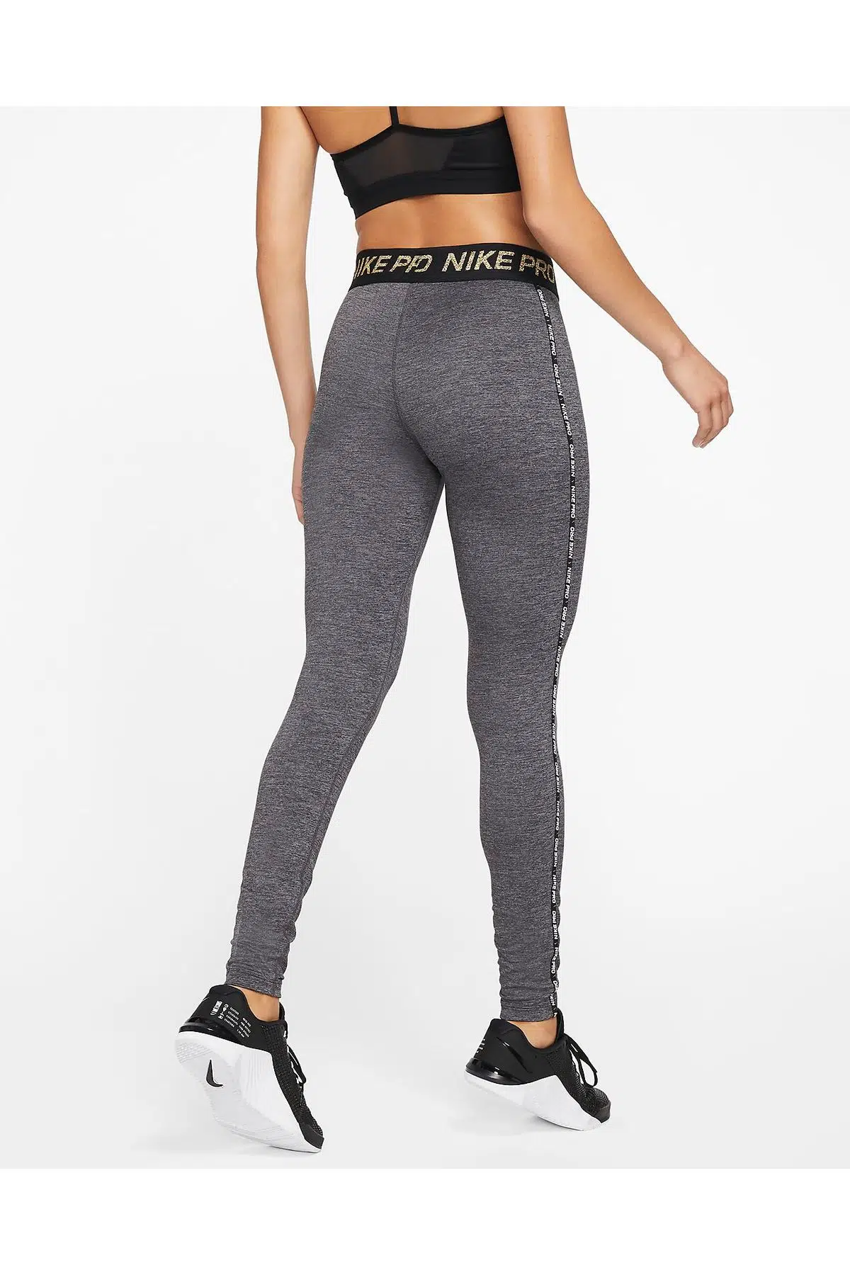 Nike Pro Tayt Warm Metallic Kadın Taytı 