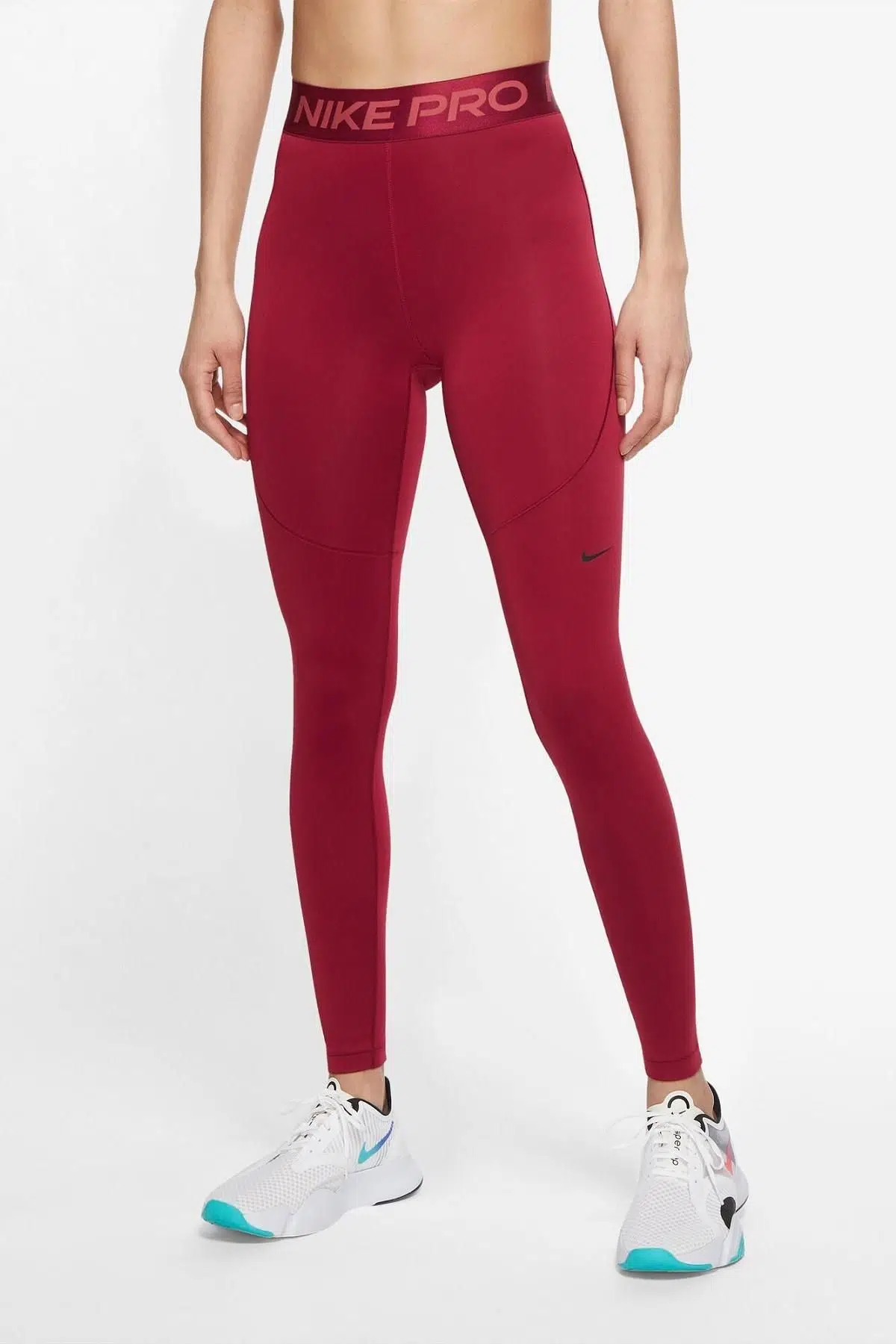 Nike Pro Therma Leggins Şekillendirici Kırmızı Termal Tayt