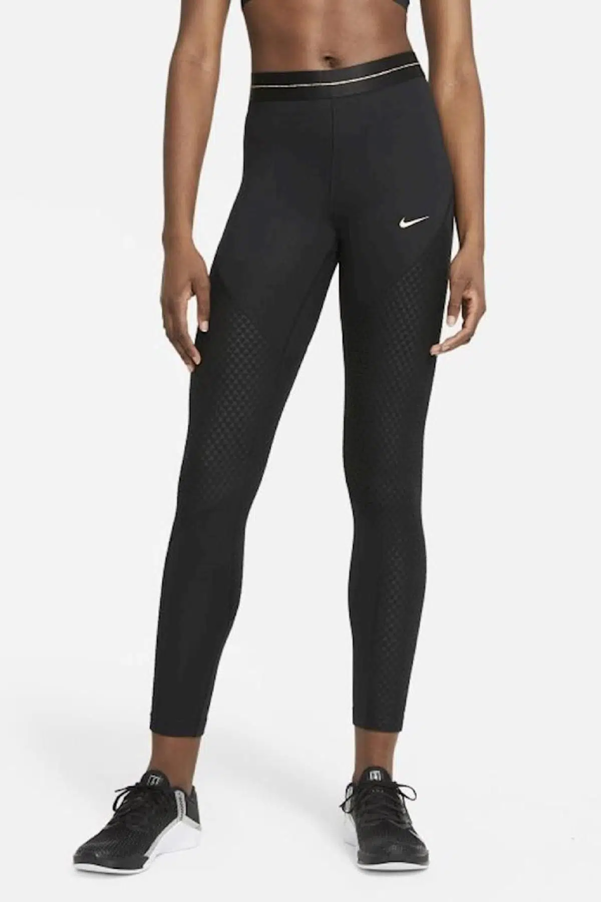 Nike Pro Warm Icon Clash Trainng Şekillendirici Polarlı Siyah Tayt DM