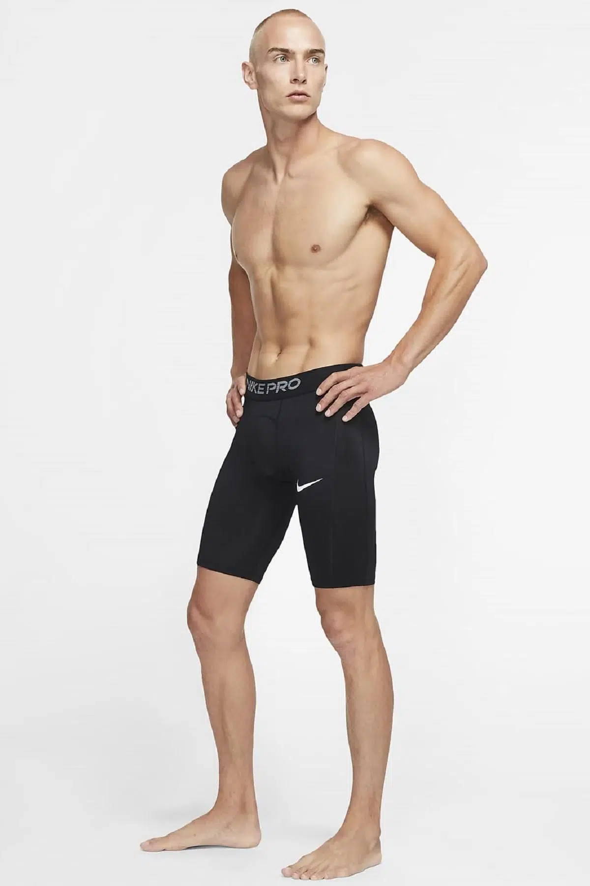 Nike Pro Tight Fit, Erkek Kısa Biker Tayt Şort Siyah 