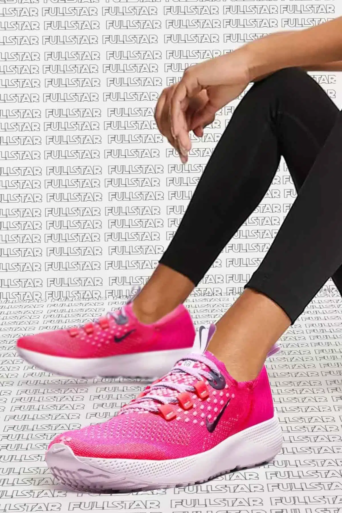 Nike React Run Flyknit Walk Runnig Shoes Yürüyüş Koşu Ayakkabısı Fuşya