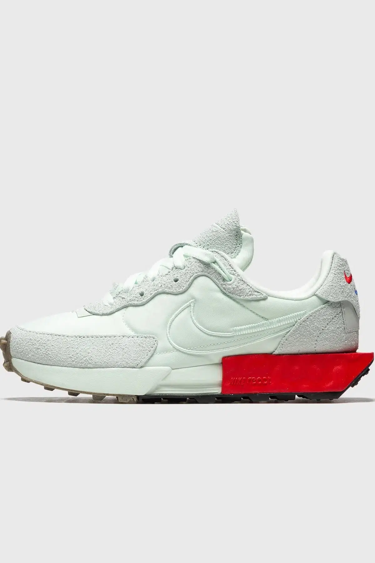 Nike W Fontanka Waffle Sneaker Toz Yeşil Gri Kırmızı Günlük Spor Ayakkabı