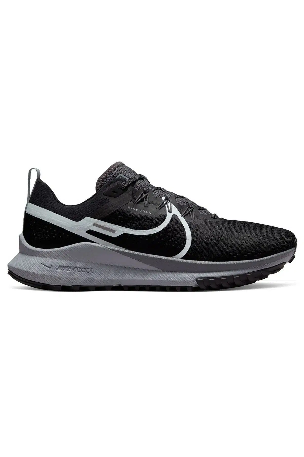Nike React Pegasus Trail 4 Black Erkek Siyah Beyaz Arazi Yürüyüş Koşu Ayakkabısı