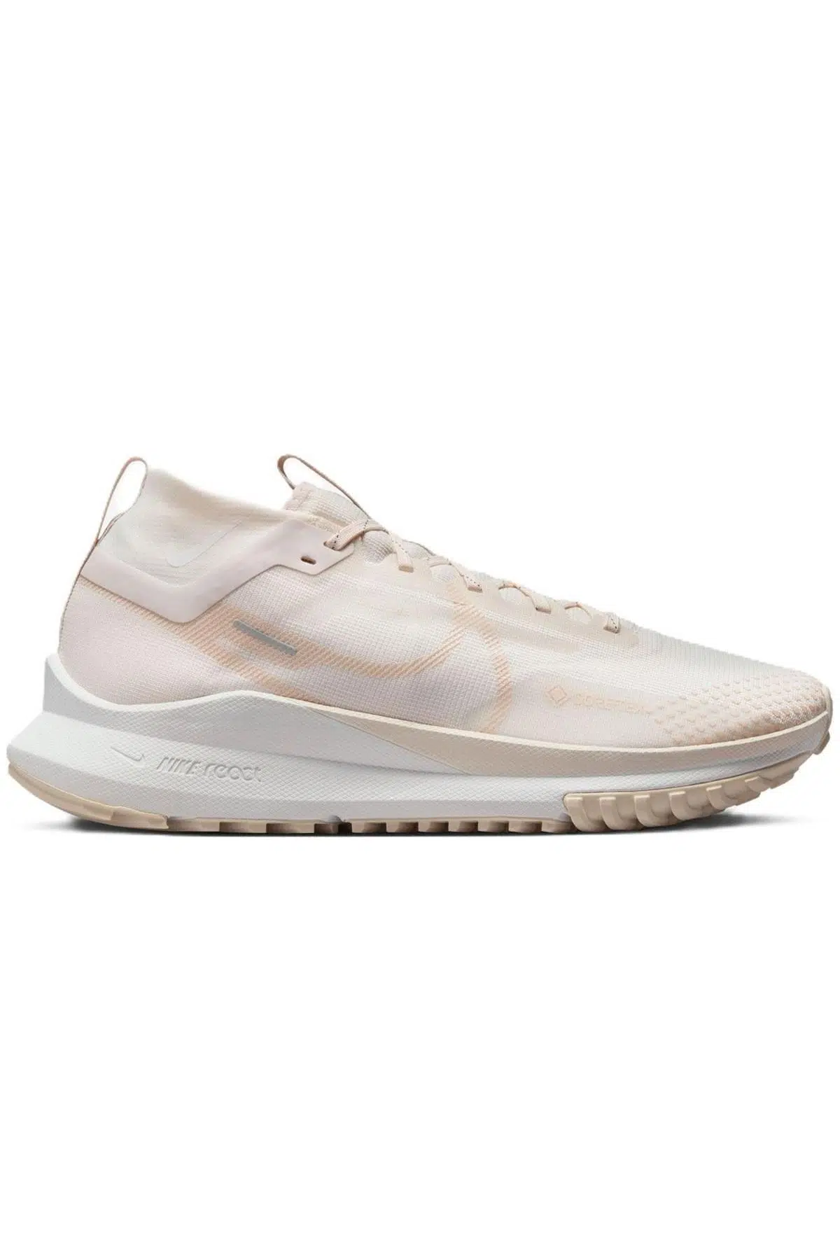 Nike React Pegasus Trail 4 GoreTex Su Geçirmez Nefes Alan Reflektörlü Yürüyüş Koşu Ayakkabısı Krem