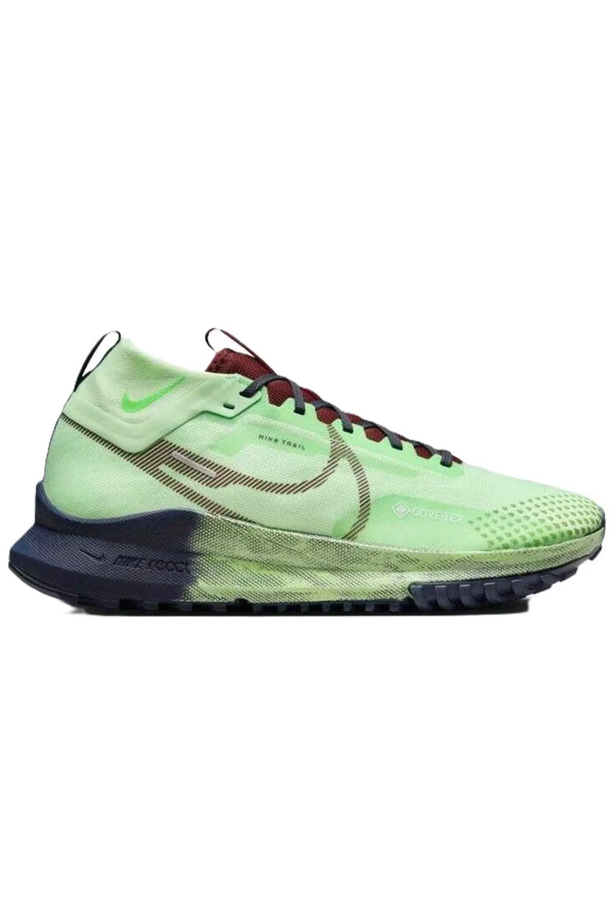 Nike React Pegasus Trail 4 GoreTex Su Geçirmez Nefes Alan Reflektörlü Yürüyüş Koşu Ayakkabısı Yeşil