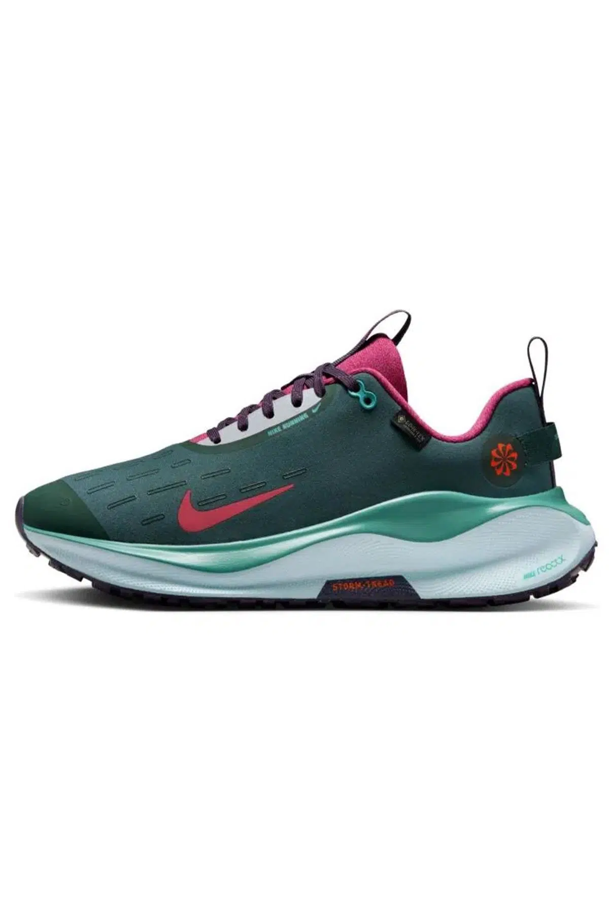  Nike Reactx Irfinity Run 4 Womens Goretex Run Shoes Su geçirmez Reflektörlü Kadın Yürüyüş Koşu Ayakkabısı Yeşil