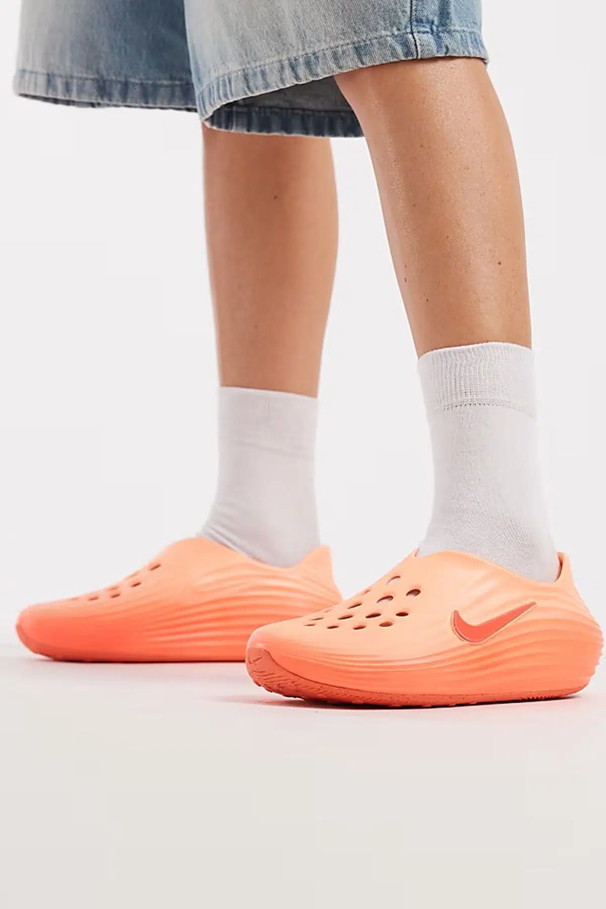 Nike ReactX Rejuven 8 Unisex Sandals Günlük Spor Terlik Turuncu