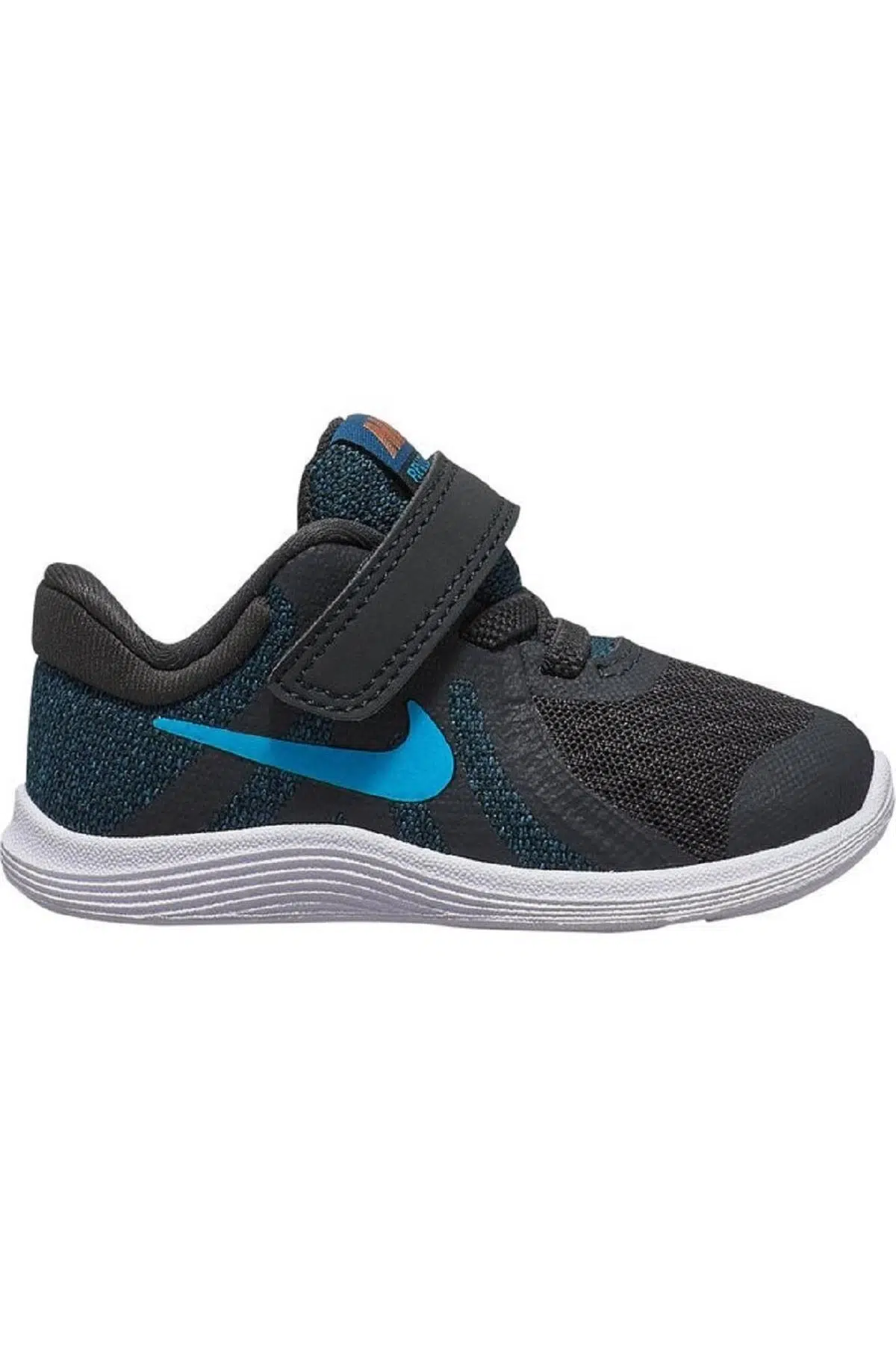 Nike Revolution 4 TDV Bantlı Lastik Bağcıklı Lacivert Yürüyüş Ayakkabısı 