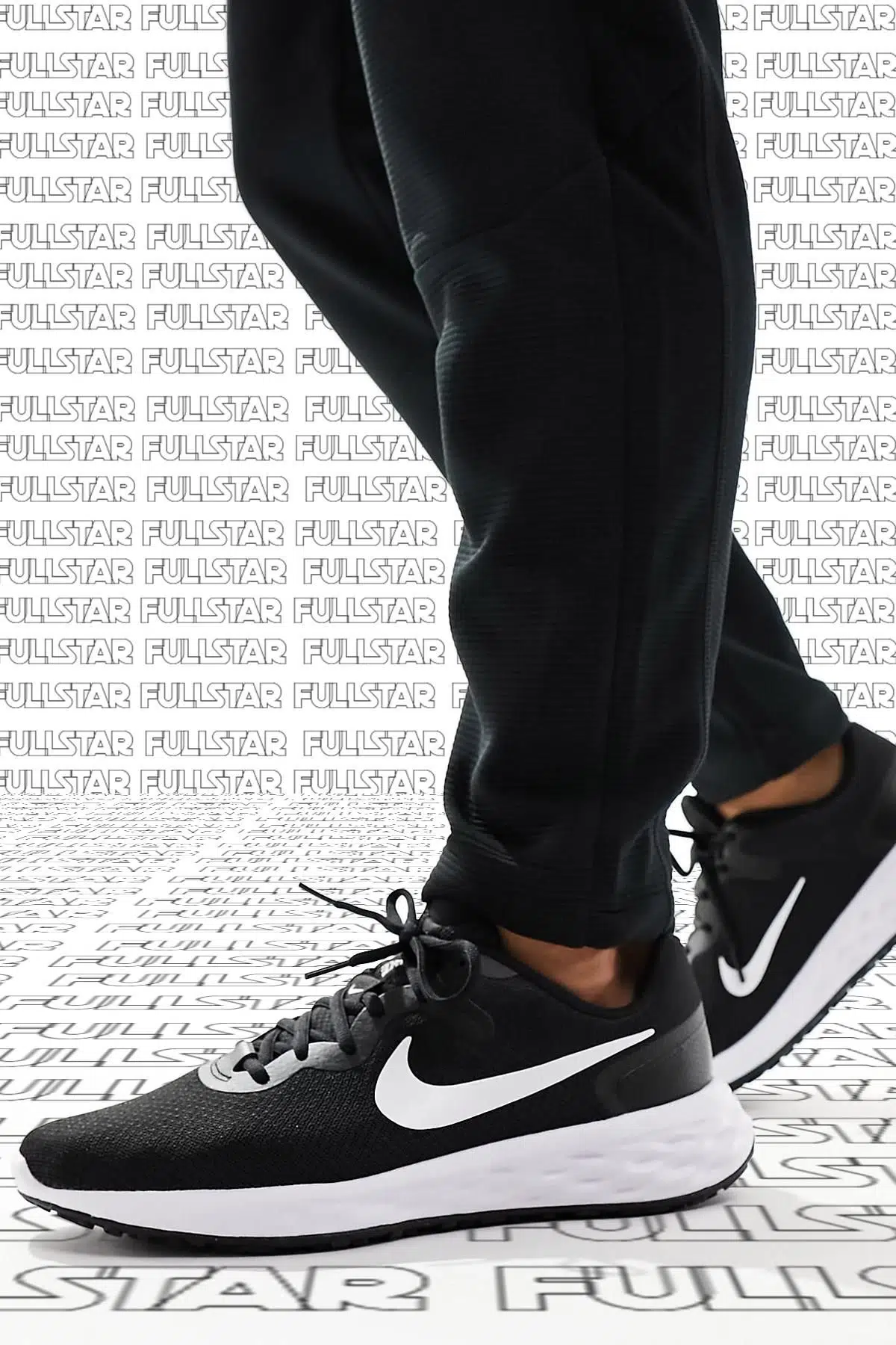 Nike Revolution 6 N N Walk Running Shoes Black Erkek Yürüyüş Koşu Ayakkabısı Siyah