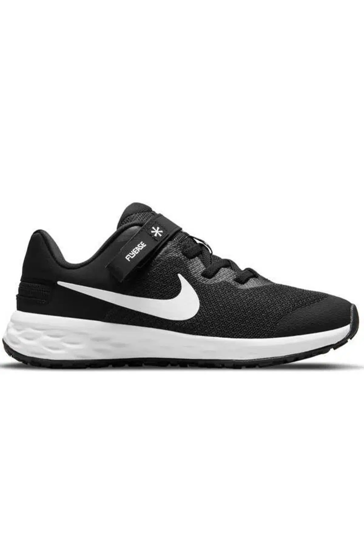 Nike Revolutıon 6 NN (PS) Running Elastik Bağcıklı Çocuk Yürüyüş Koşu Ayakkabısı Siyah Beyaz