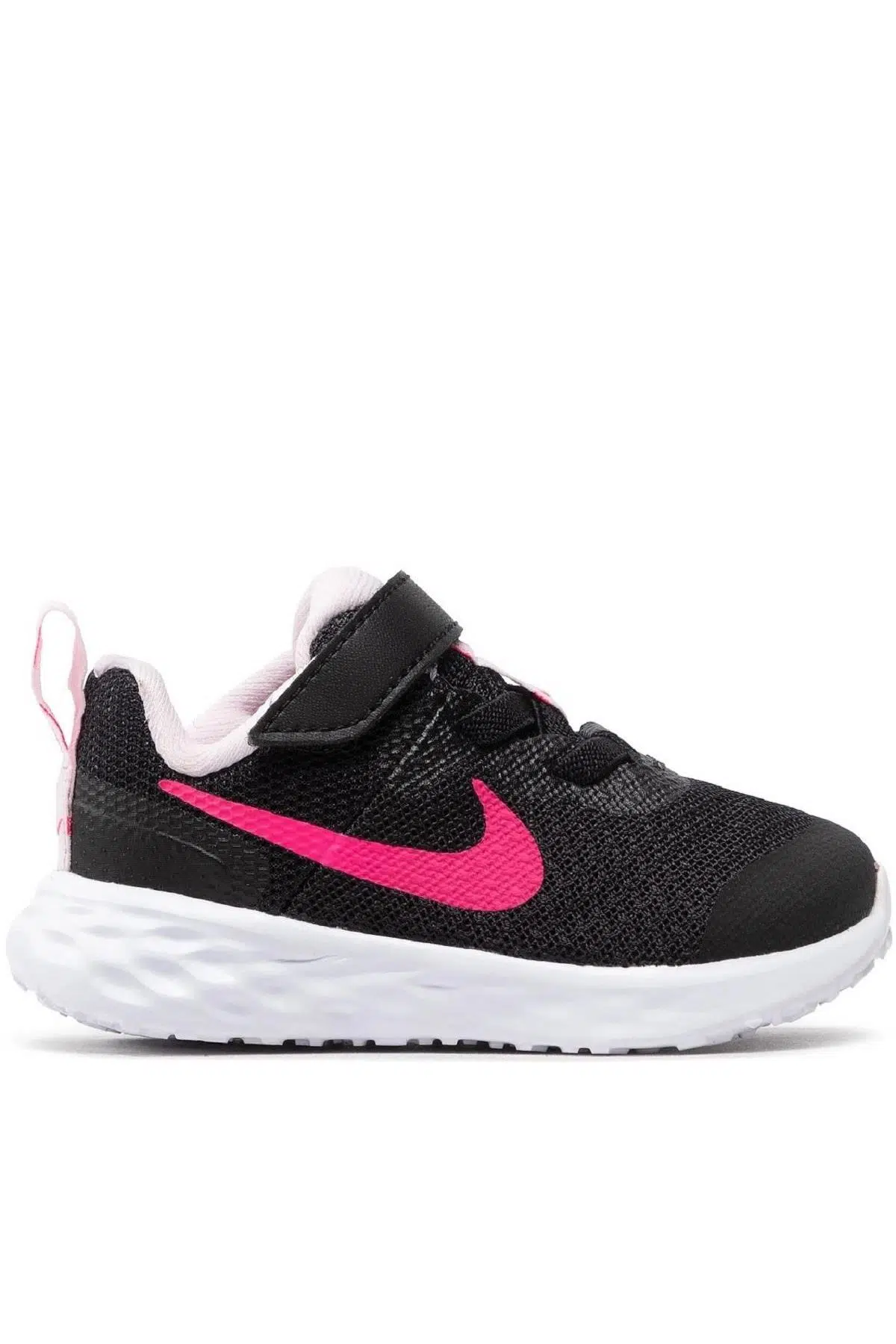 Nike Revolution 6 Walk Shoes Lastik ipli Kolay Giyimli Yürüyüş Ayakkabısı Siyah