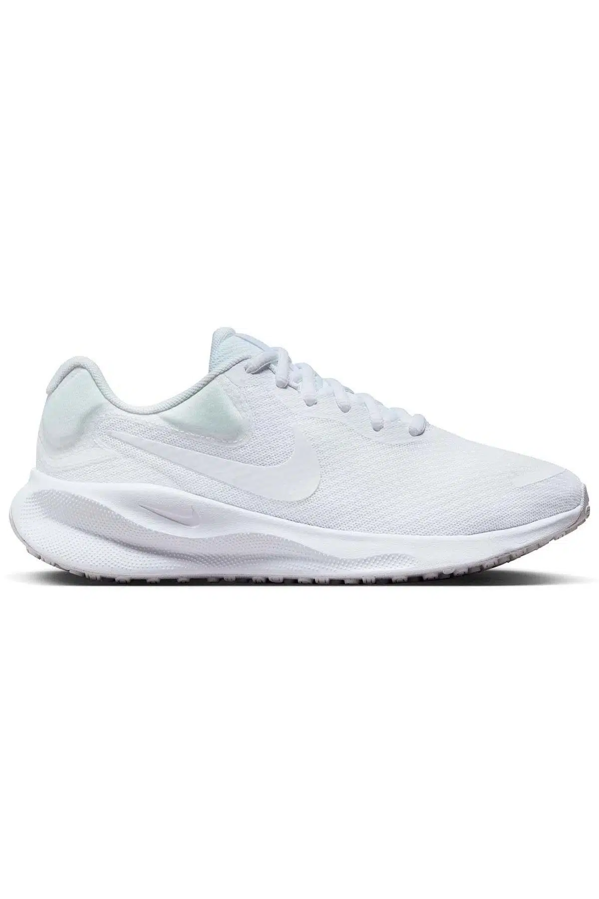 Nike Revolution 7 Gold Swoosh Kadın Yürüyüş Koşu Ayakkabısı Beyaz