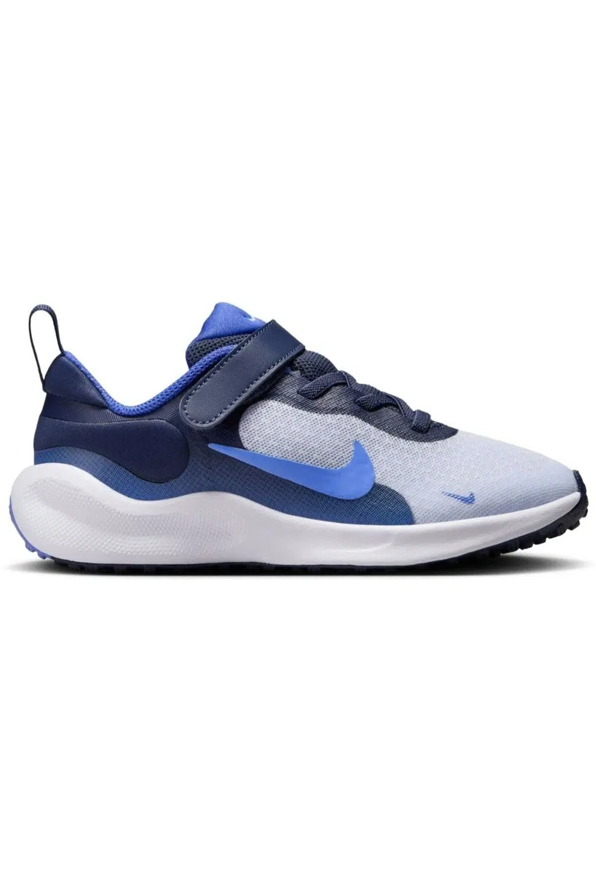 Nike Revolution 7 (PSV) Unisex Walking Shoes Lastik Bağcıklı Unisex Yürüyüş Ayakkabısı Beyaz Mavi 