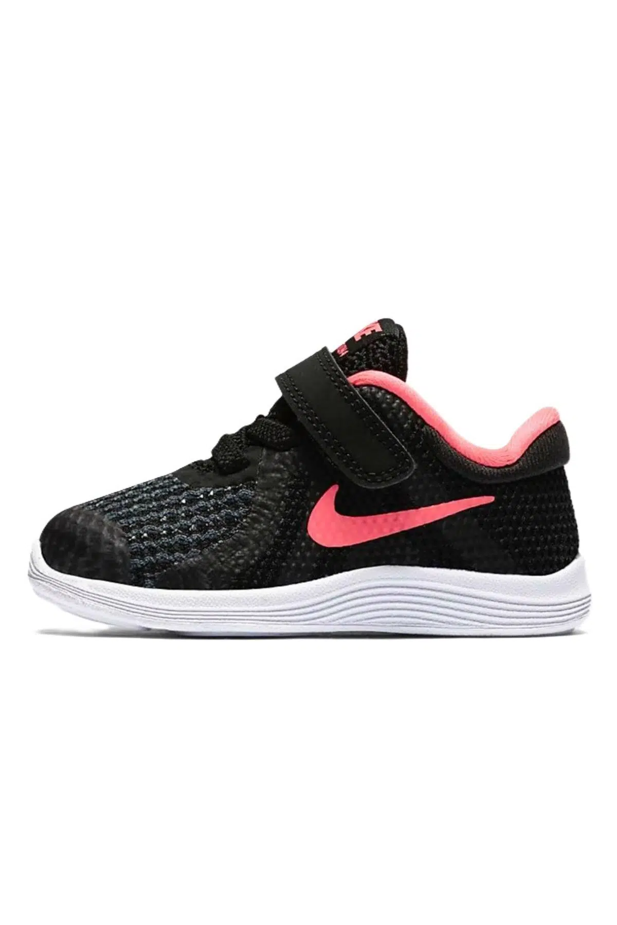  Nike Revolution Kids Walking Shoes Lastik Bağcıklı Cırtlı Çocuk Yürüyüş Ayakkabısı Siyah