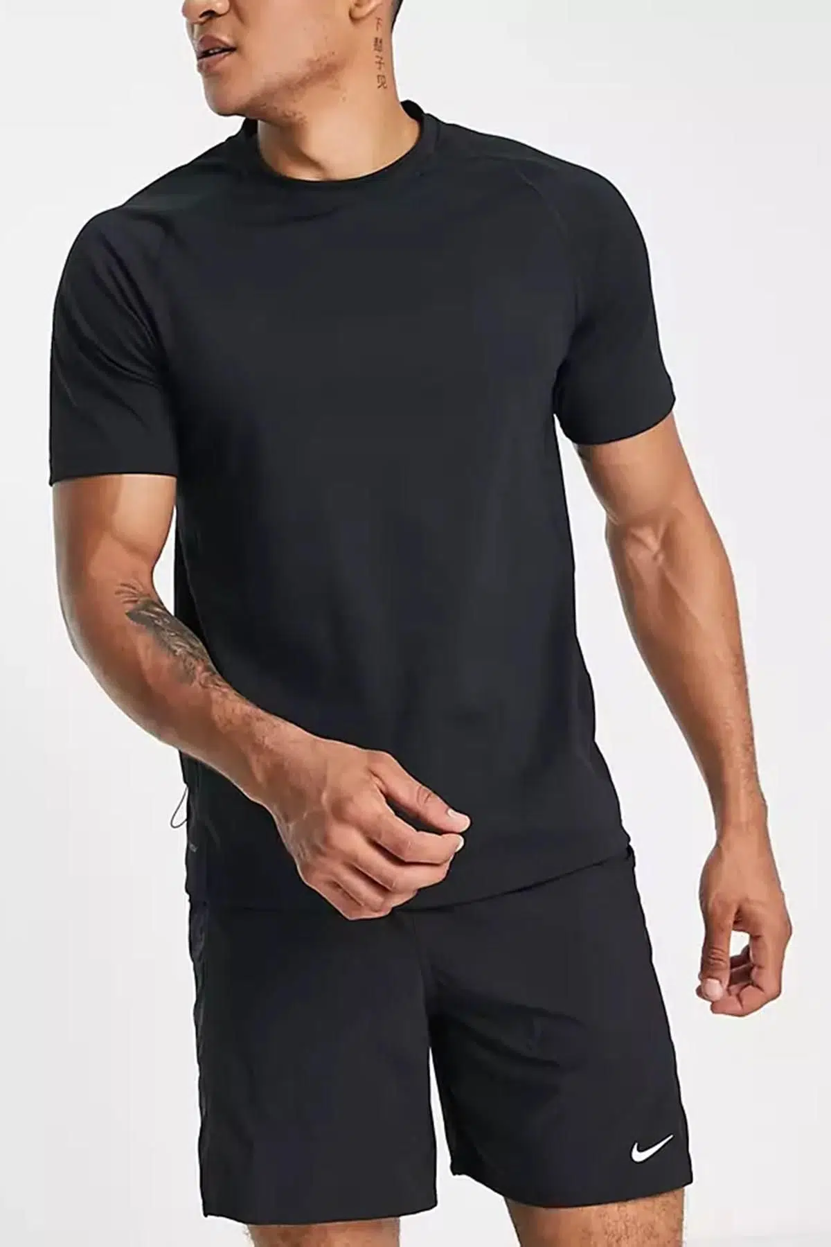 Nike Training Dri Fit ADV Tshirt Black Bol Kesim Dalgıç Kumaşı Erkek Antreman Tişört Siyah