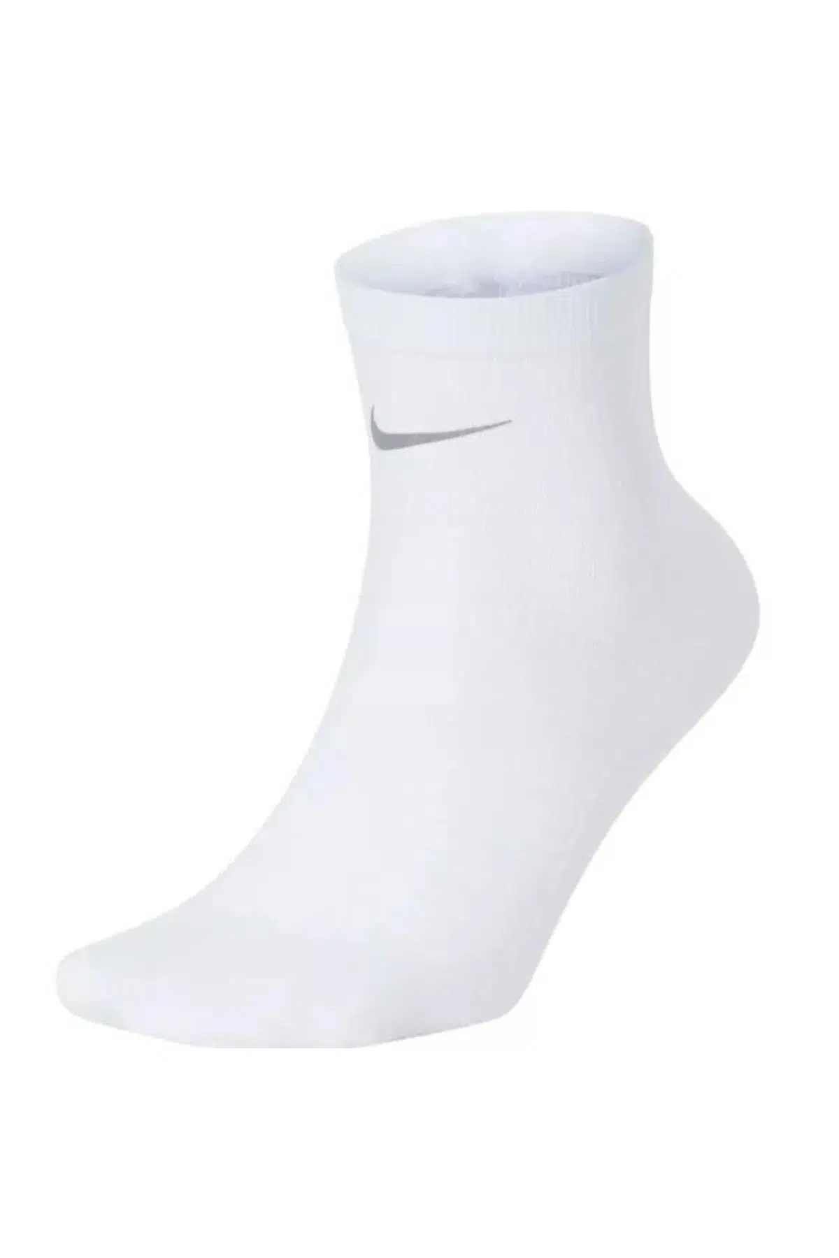 Nike Spark Lightweight Running Ankle Quarter Socks Dri-Fit Reflektörlü Bilek Tekli Koşu Çorabı Beyaz