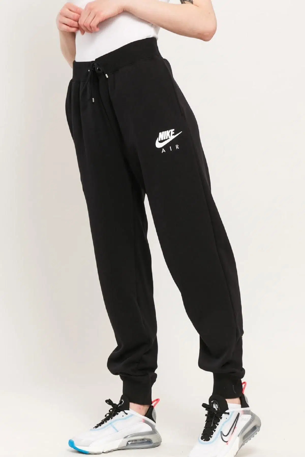 Nike Sportswear Air Pant Fleece Loose Fit Bol Kesim Siyah Eşofman Altı