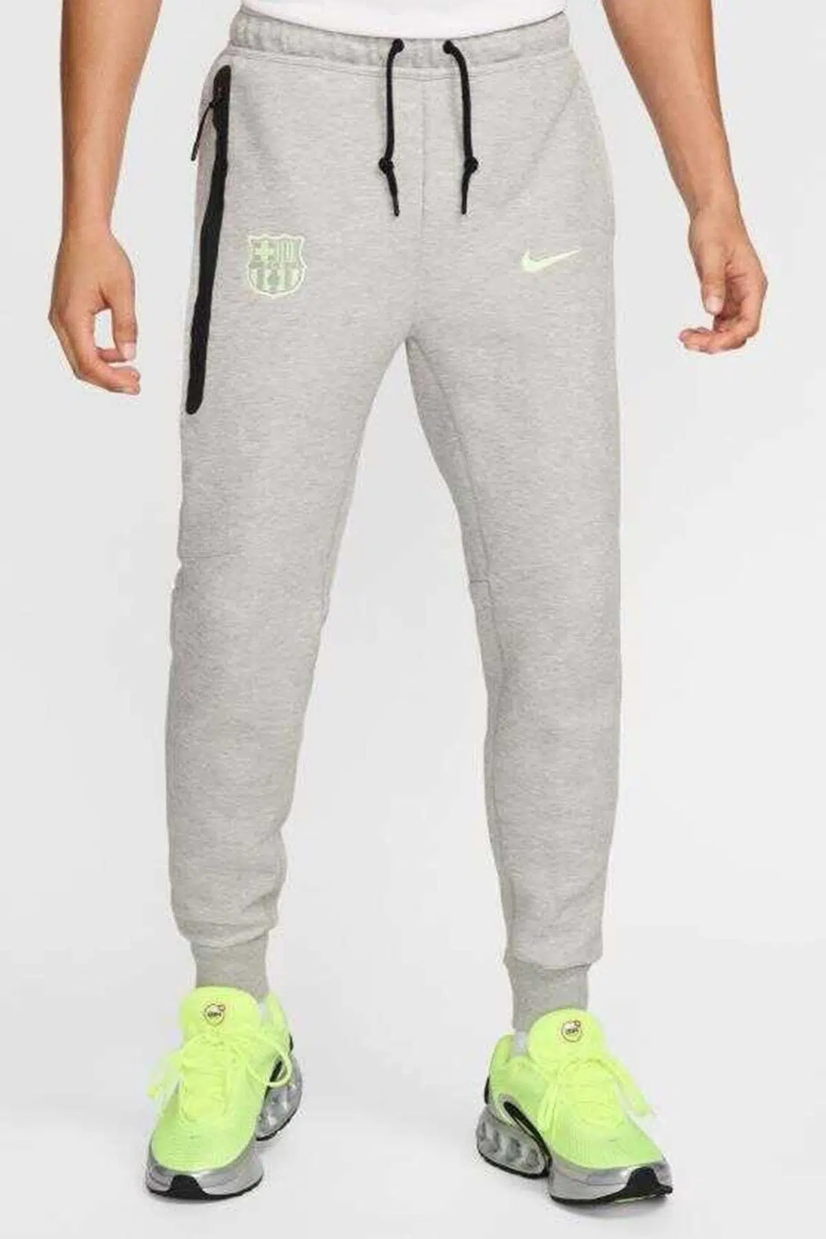 Nike Sportswear Barcelona Tech Fleece Mens Gray Jogger Erkek Eşofman Altı Gri