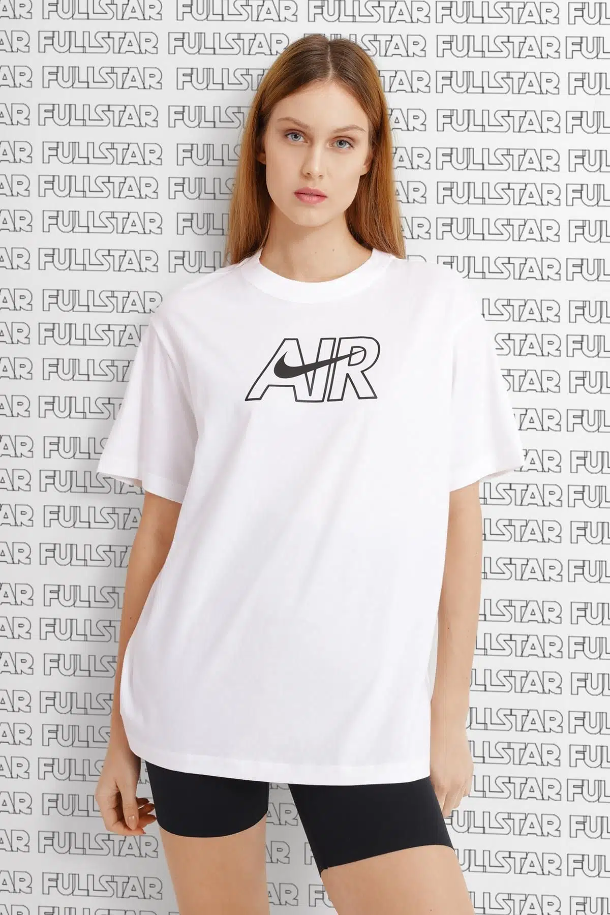 Nike Sportswear Big Air Logo Oversized Tee T-Shirt Unisex Beyaz Tişört