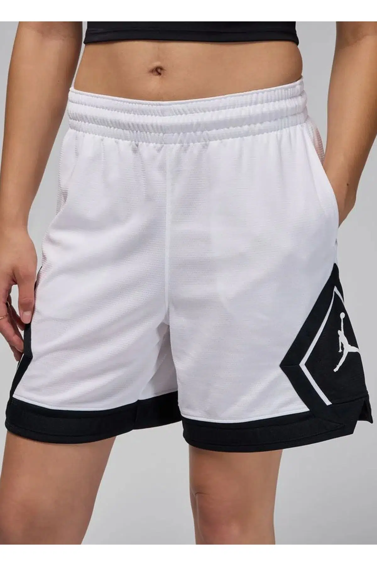 Nike Jordan Sport Diamond 6" Women's Short Kadın 15 cm İç Dikişli Şort Beyaz