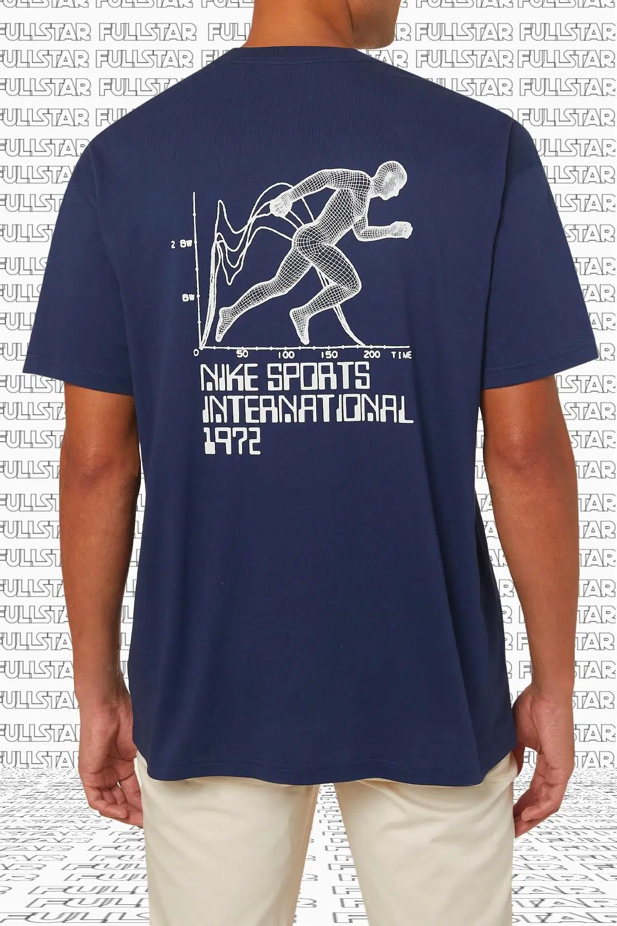 Nike Sportswear Circa Graphic Tee Navy Baskılı Erkek Tişört Lacivert