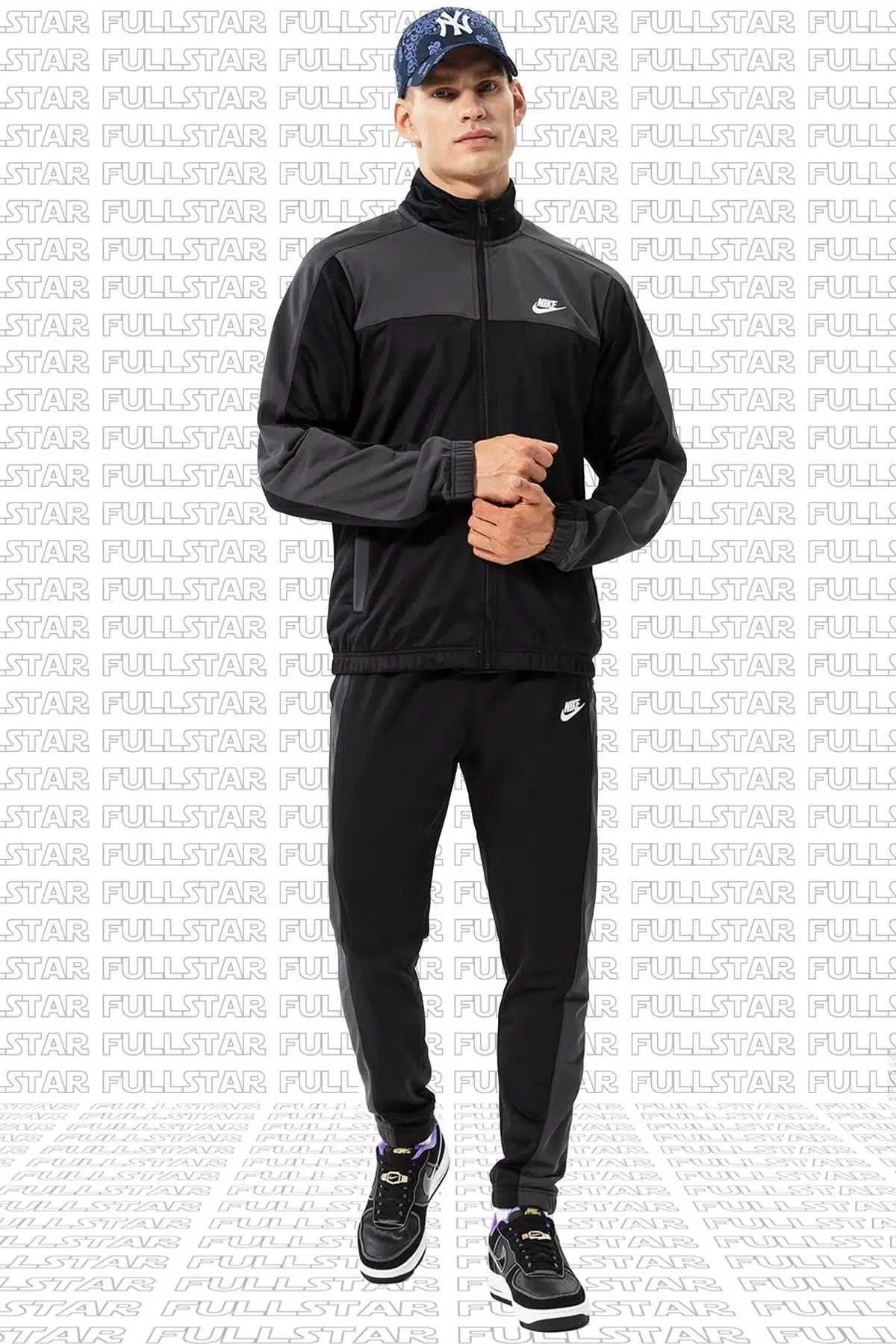 Nike Sportswear Classic Track Suit Eşofman Takımı Siyah