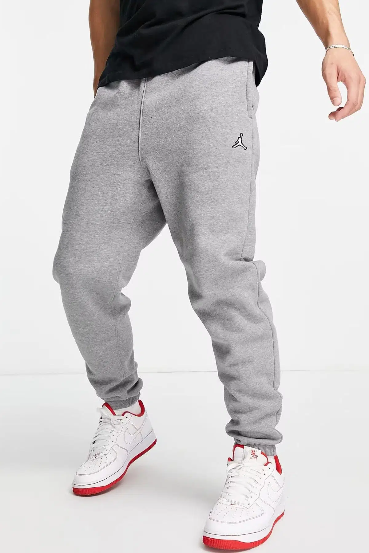 Nike Jordan NBA Essential Fleece Men's Pant Erkek Basket Şardonlu Eşofman Altı Gri