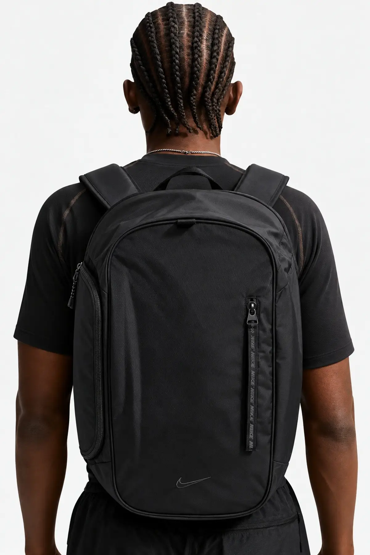 FZ6128-011 Nike Sportswear Commute Backpack 25L Sırt Destekli Çok Gözlü 25 litre Sırt Çantası Siyah