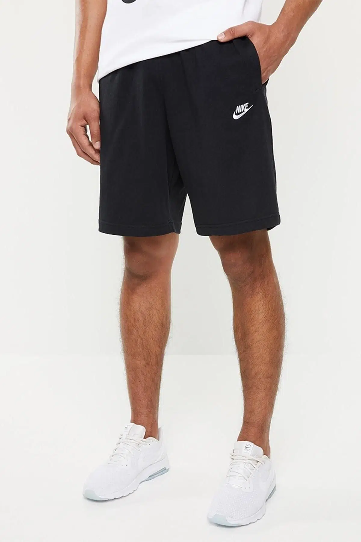 Nike Sportswear Club Jersey Cotton Shorts Unisex Pamuklu ince Yazlık Şort Siyah