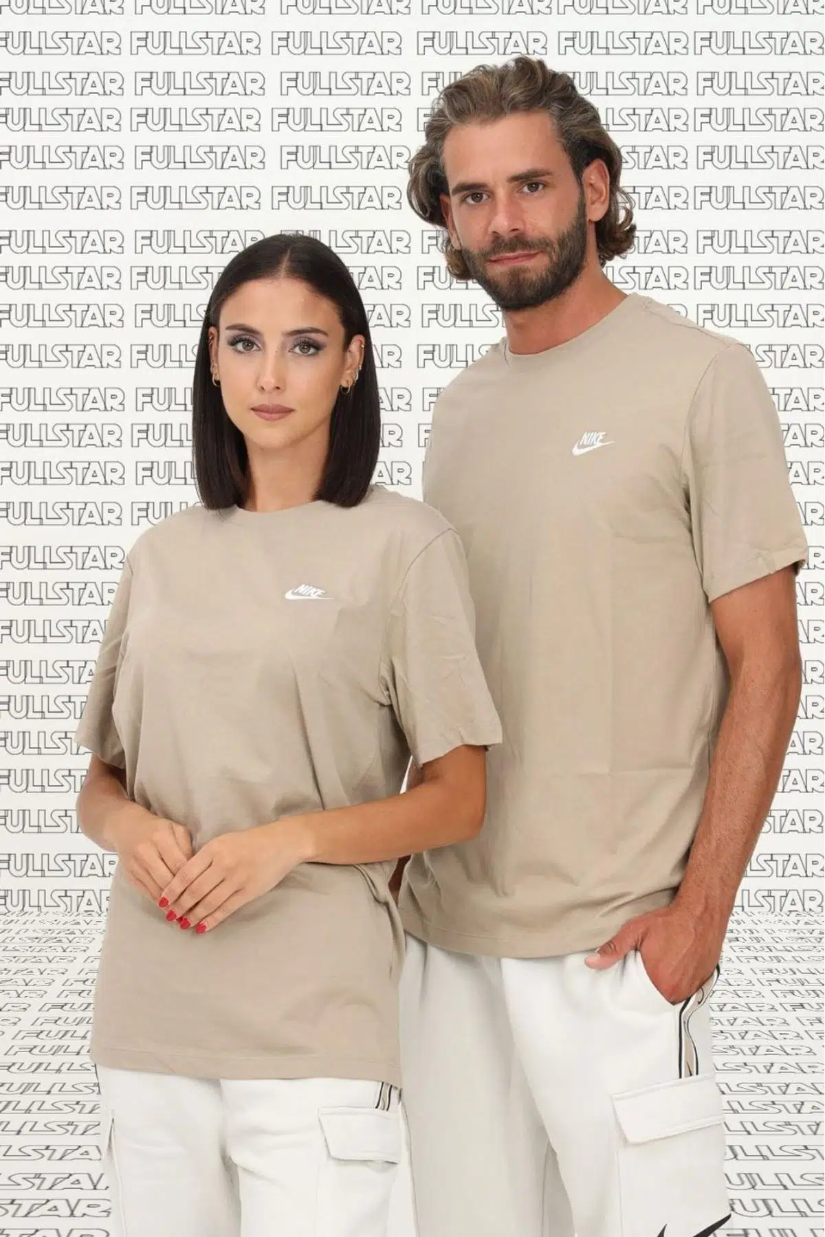 Nike Sportswear Cotton Unisex Short Sleeve Tee Kahverengi Erkek Tişört