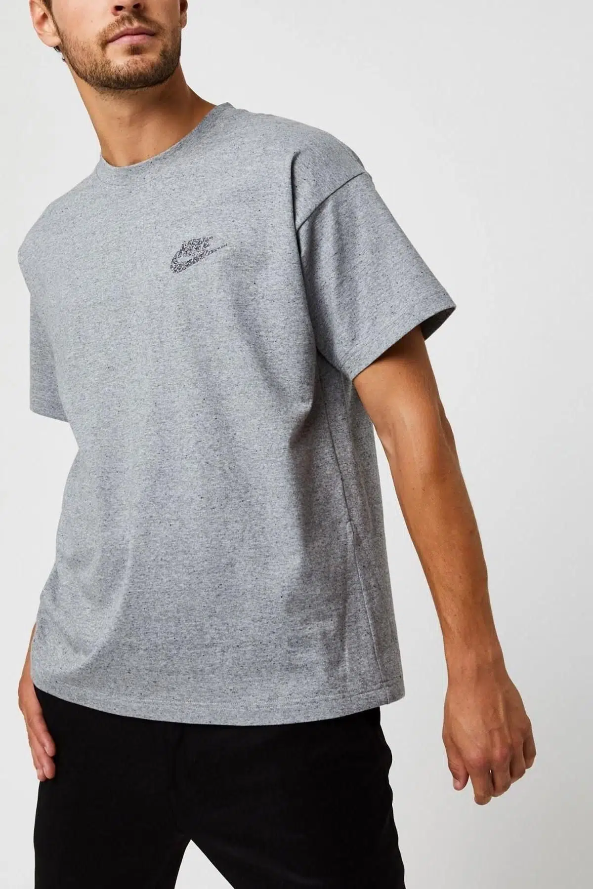 Nike Revival Oversize Unisex Short Sleve Tee Gray Bol Kesim Unisex Tişört Gri
