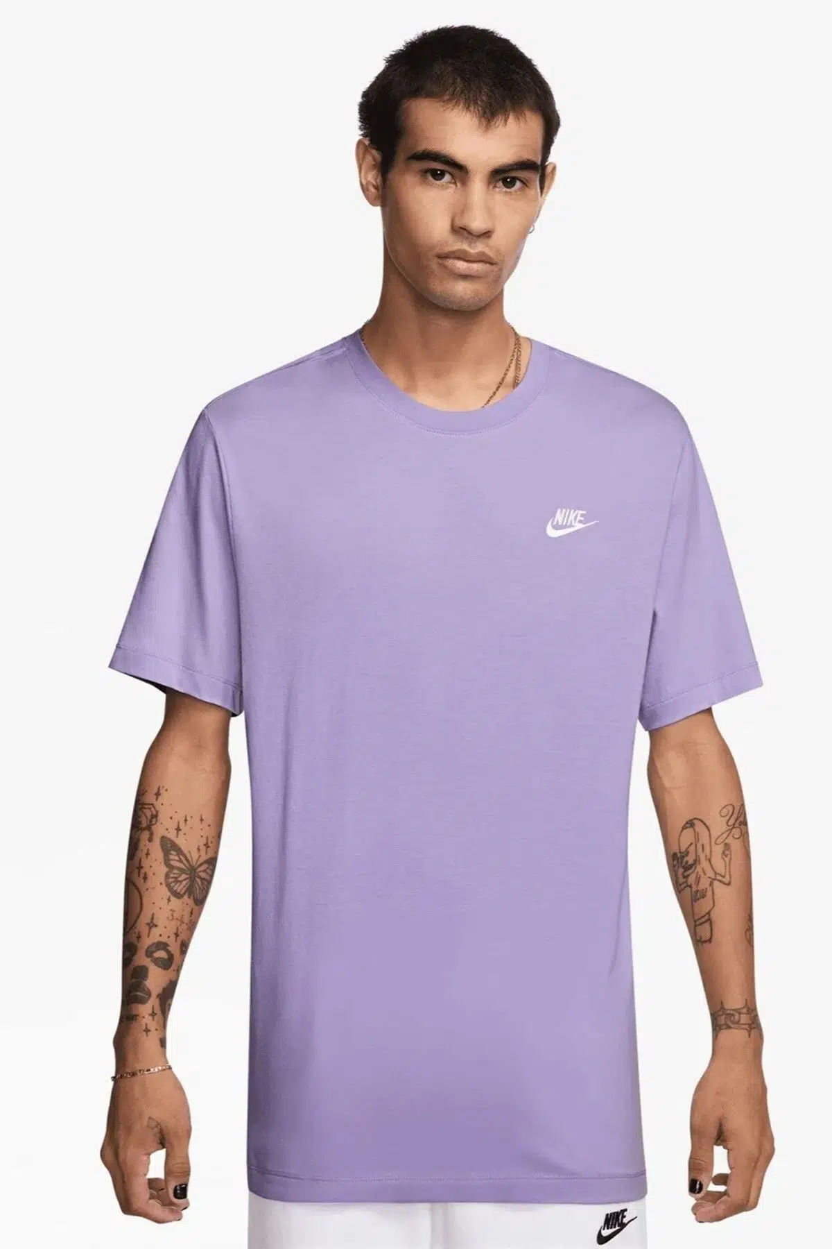 Nike Sportswear Cotton Unisex Short Sleeve Tee Unisex Tişört Lila