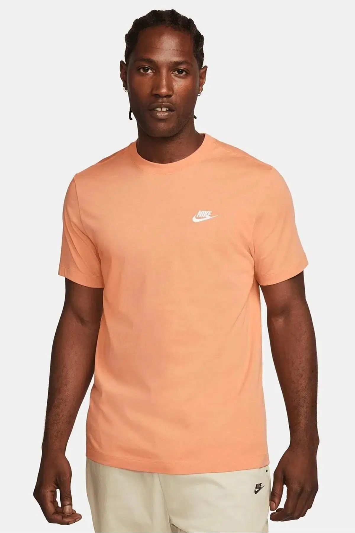 Nike Sportswear Cotton Unisex Tee Orange %100 Pamuk Turuncu Erkek Tişört