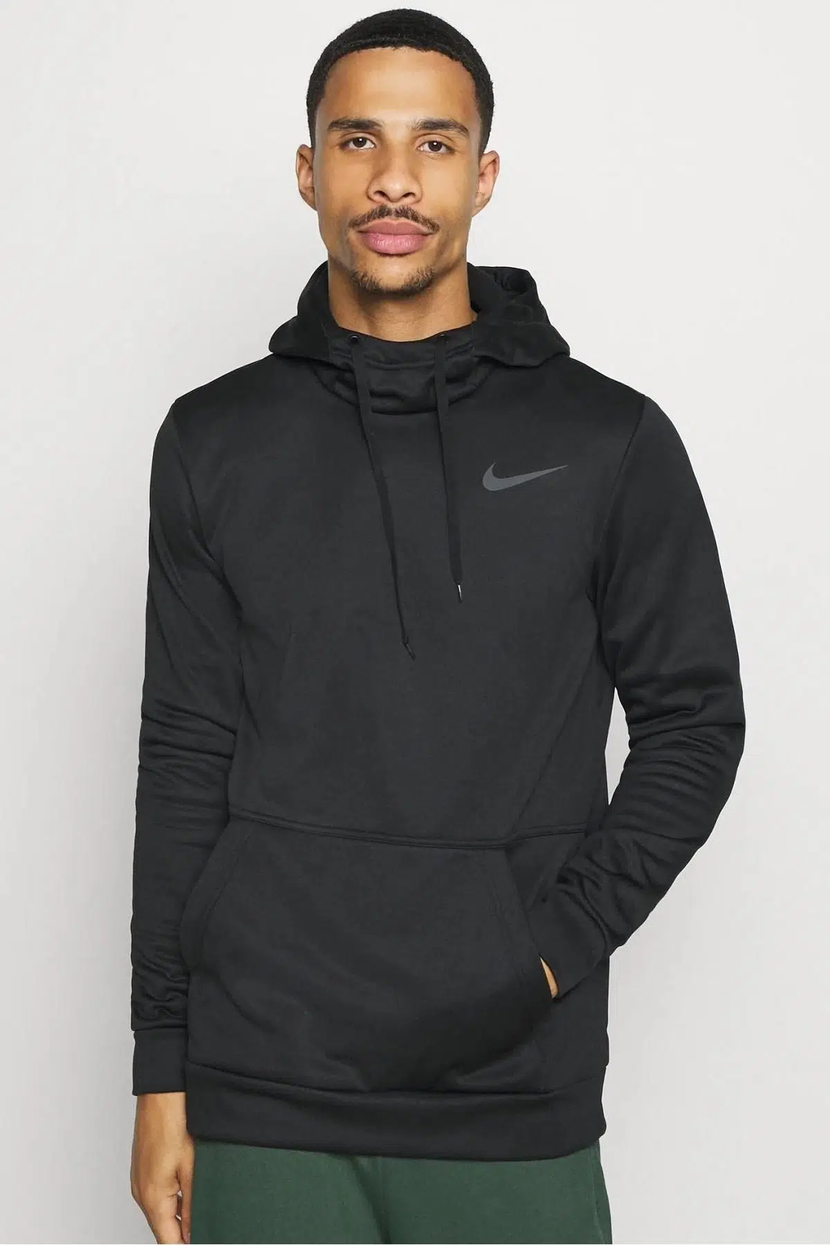Nike Therma Fit Pullover Mens Black Kapüşonlu Termal Siyah Sweatshirt CU