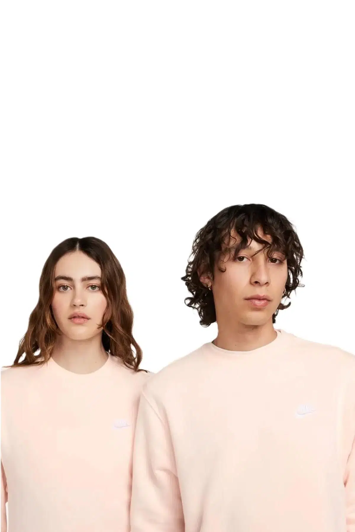 Nike Sportswear Crew Sweat Cotton Pamuklu Sweatshirt Krem