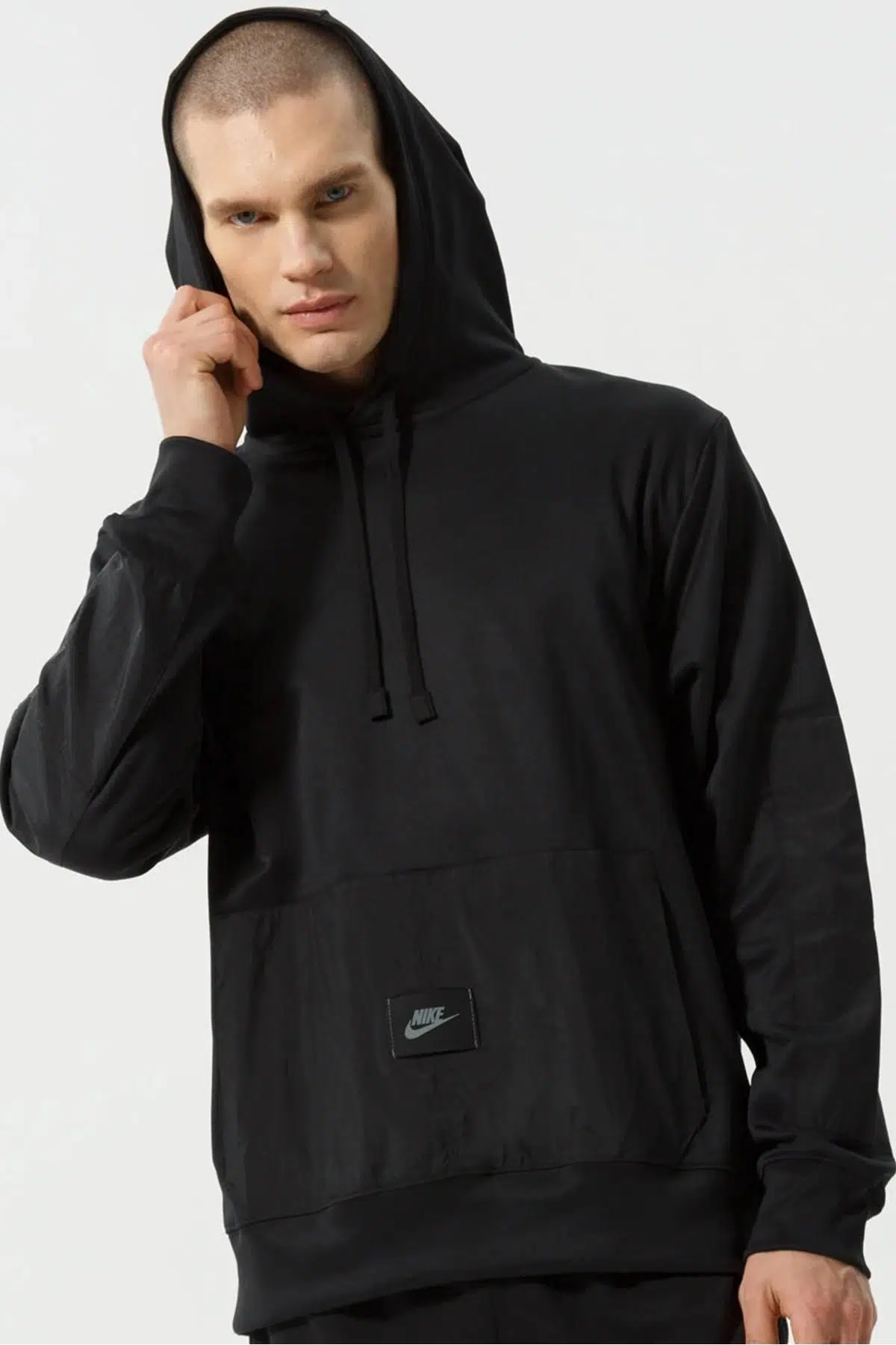 Nike Sportswear Dri Fit Fleece Pullover Hoodie Men's Sweatshirt Erkek Kapüşonlu Sweatshirt Siyah