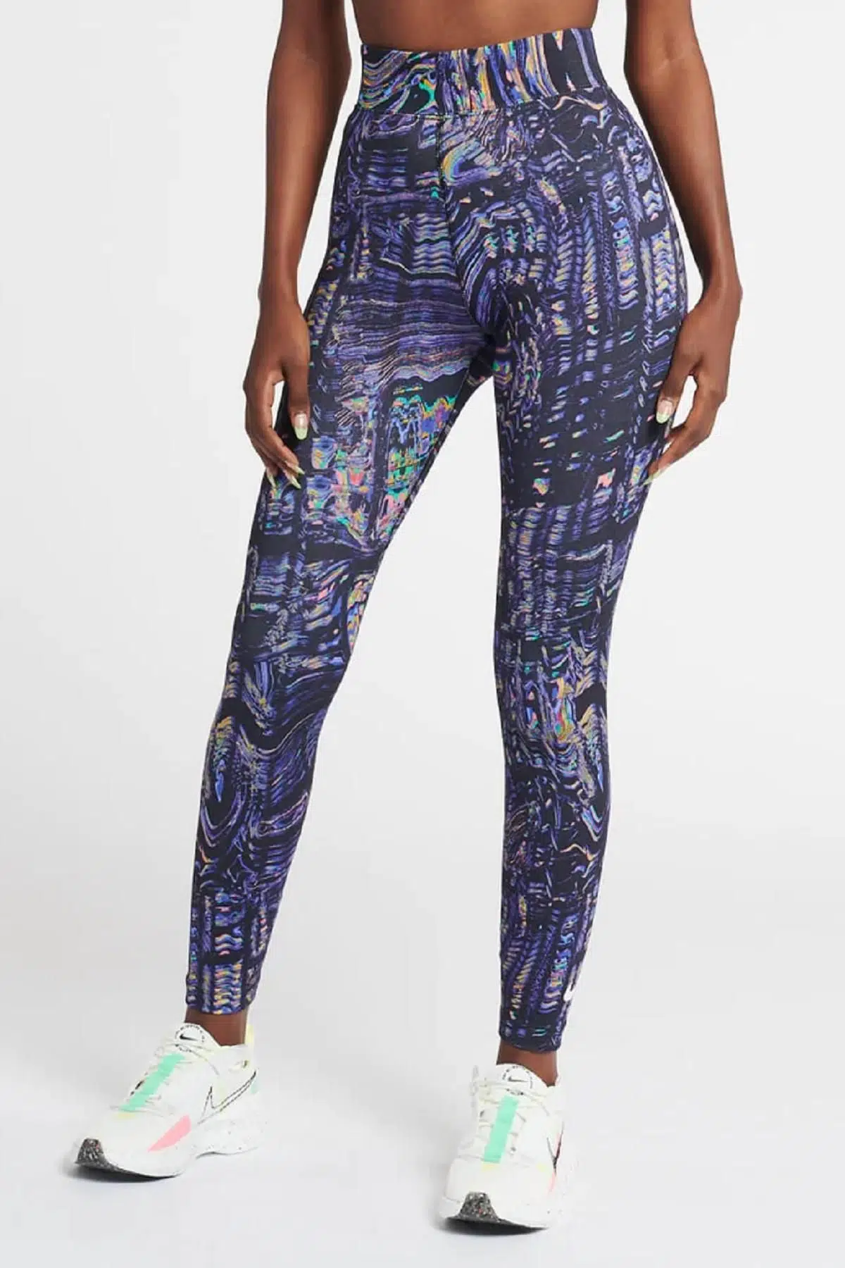 Nike Sportswear High Rise Dance Leggings Yüksek Belli Pamuklu Mor Tayt DJ