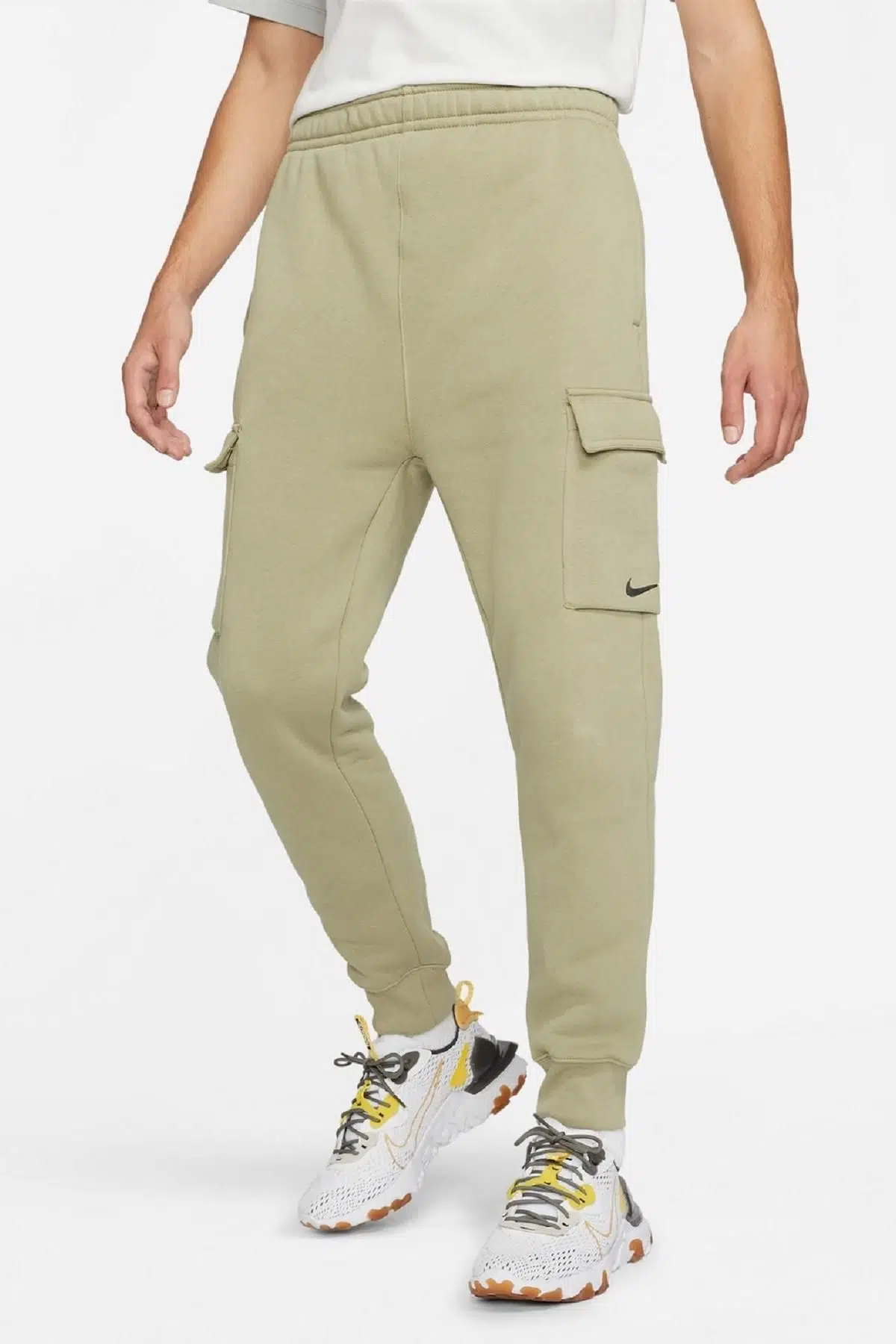 Nike Sportswear Fleece Cargo Pant Şardonlu Yeşil Eşofman Altı
