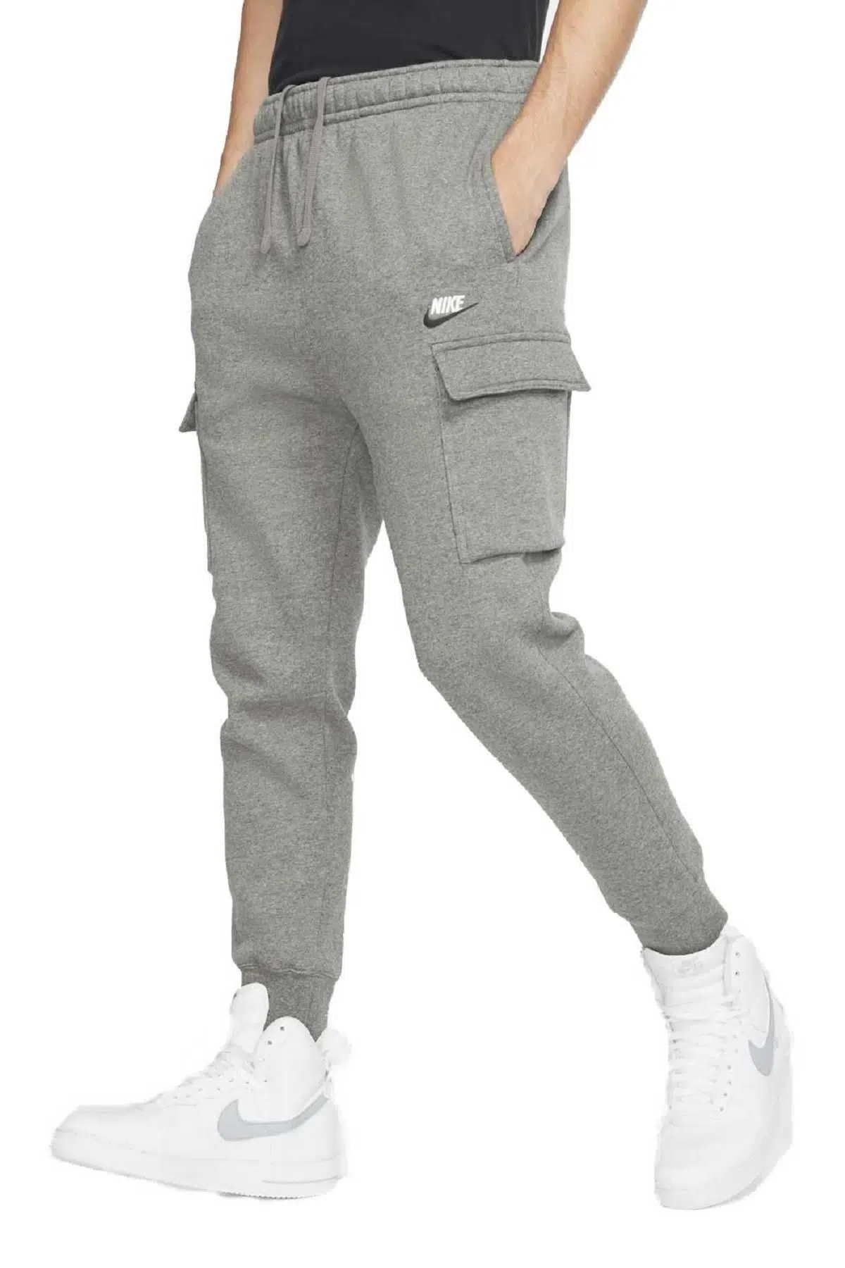 Nike Sportswear Fleece Cargo Pant Şardonlu Eşofman Altı Gri